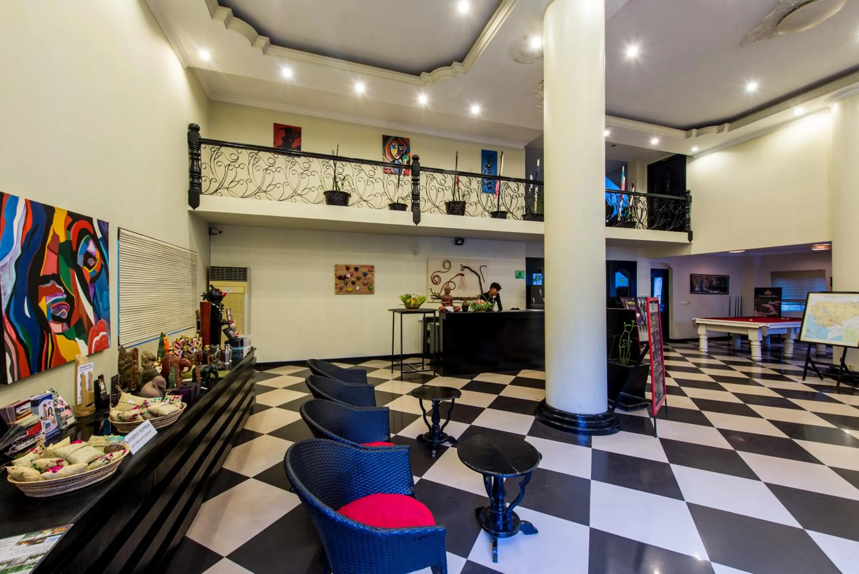 Lobby or reception in Angkor Panoramic Boutique Hotel