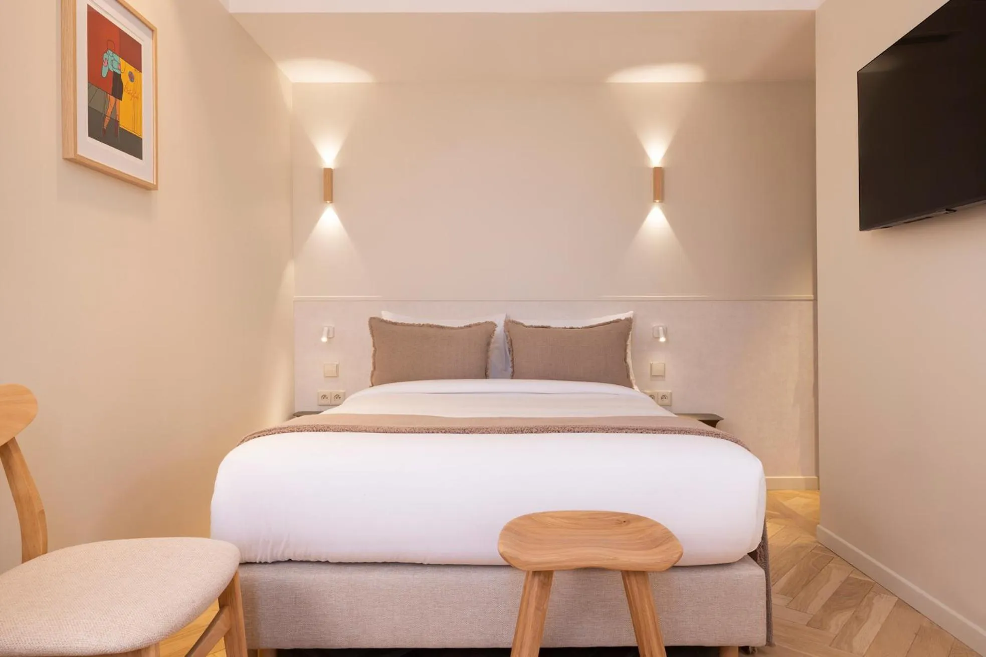 Bed in Hôtel Le Daum