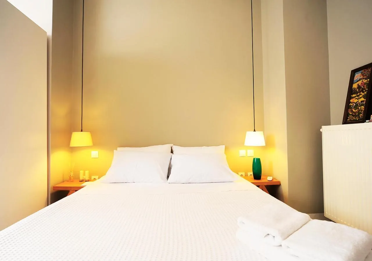 Bed in Live in Athens, PSYRRI Central Apartments