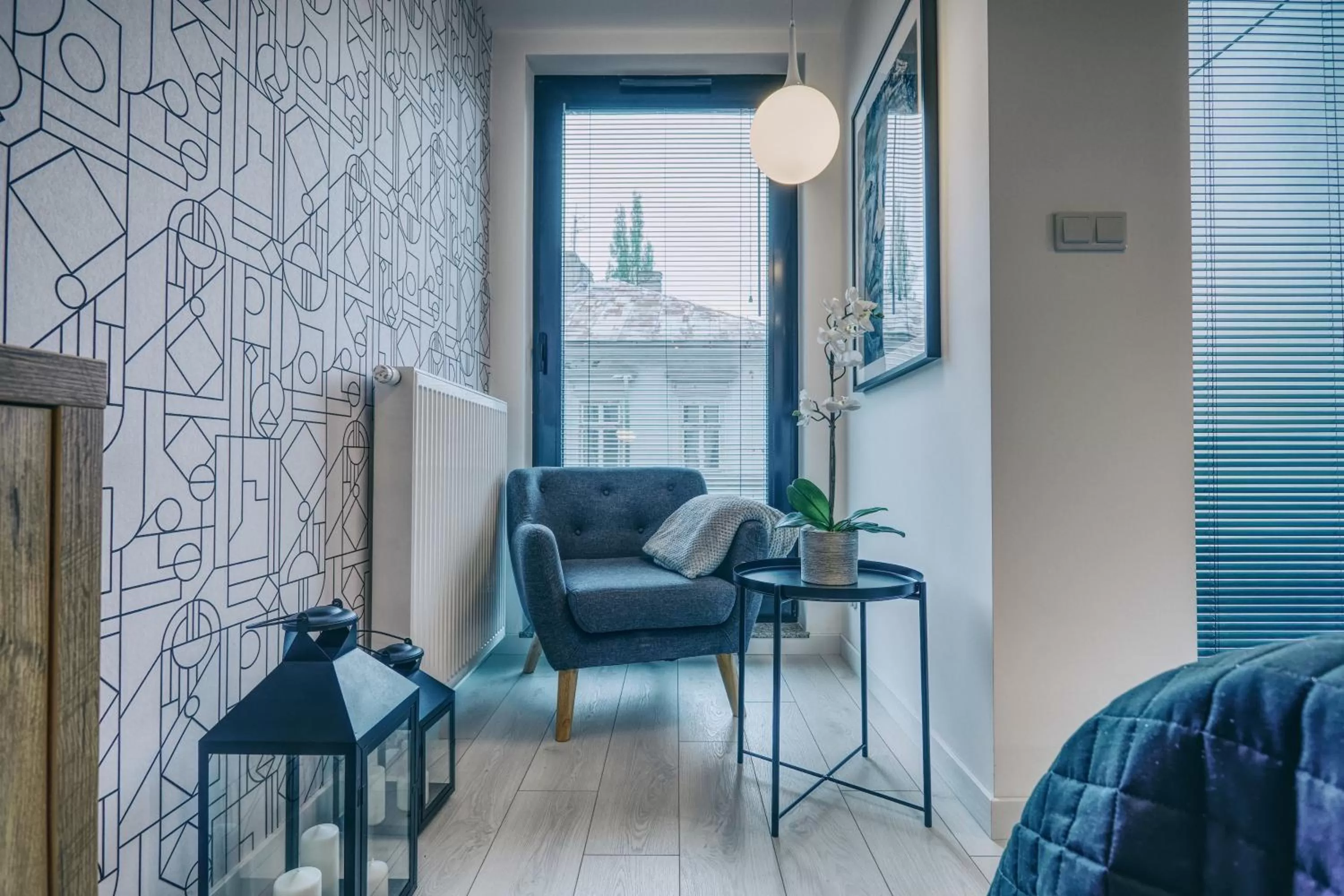 Seating area in RAJSKA 3 by PI Apartments