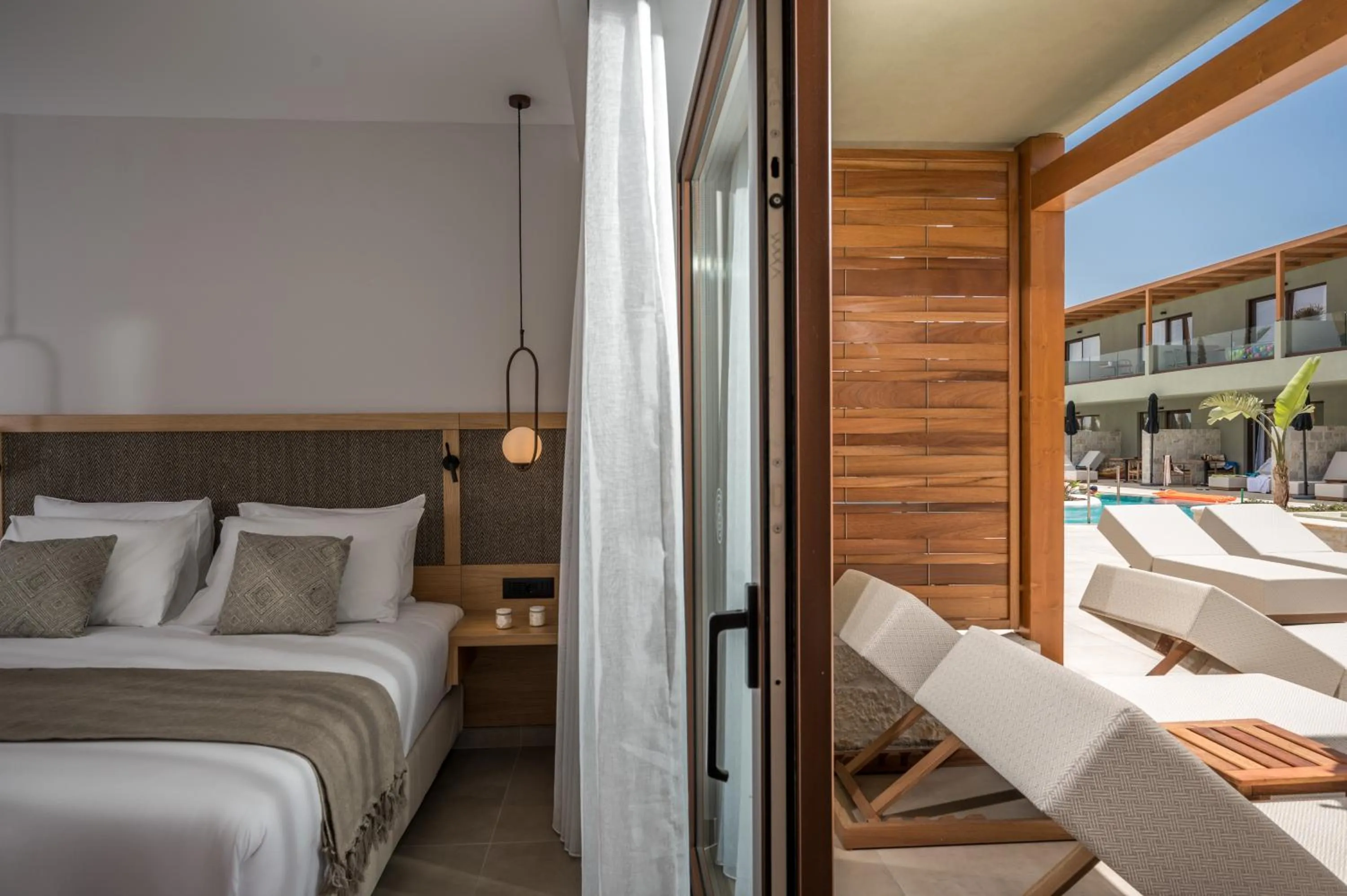 Bed in Stella Palace Aqua Park Resort