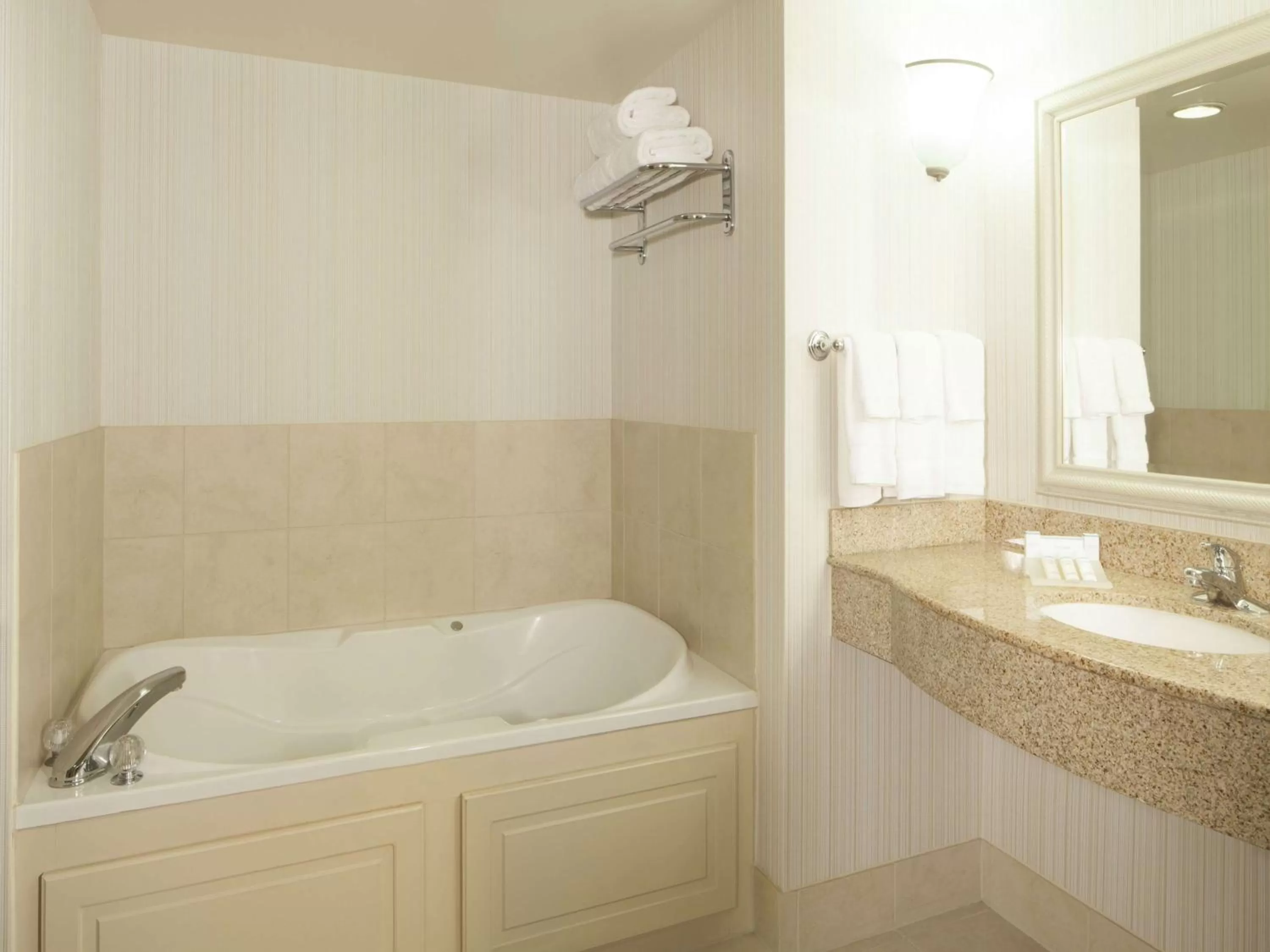 Bathroom in Hilton Garden Inn Virginia Beach Town Center