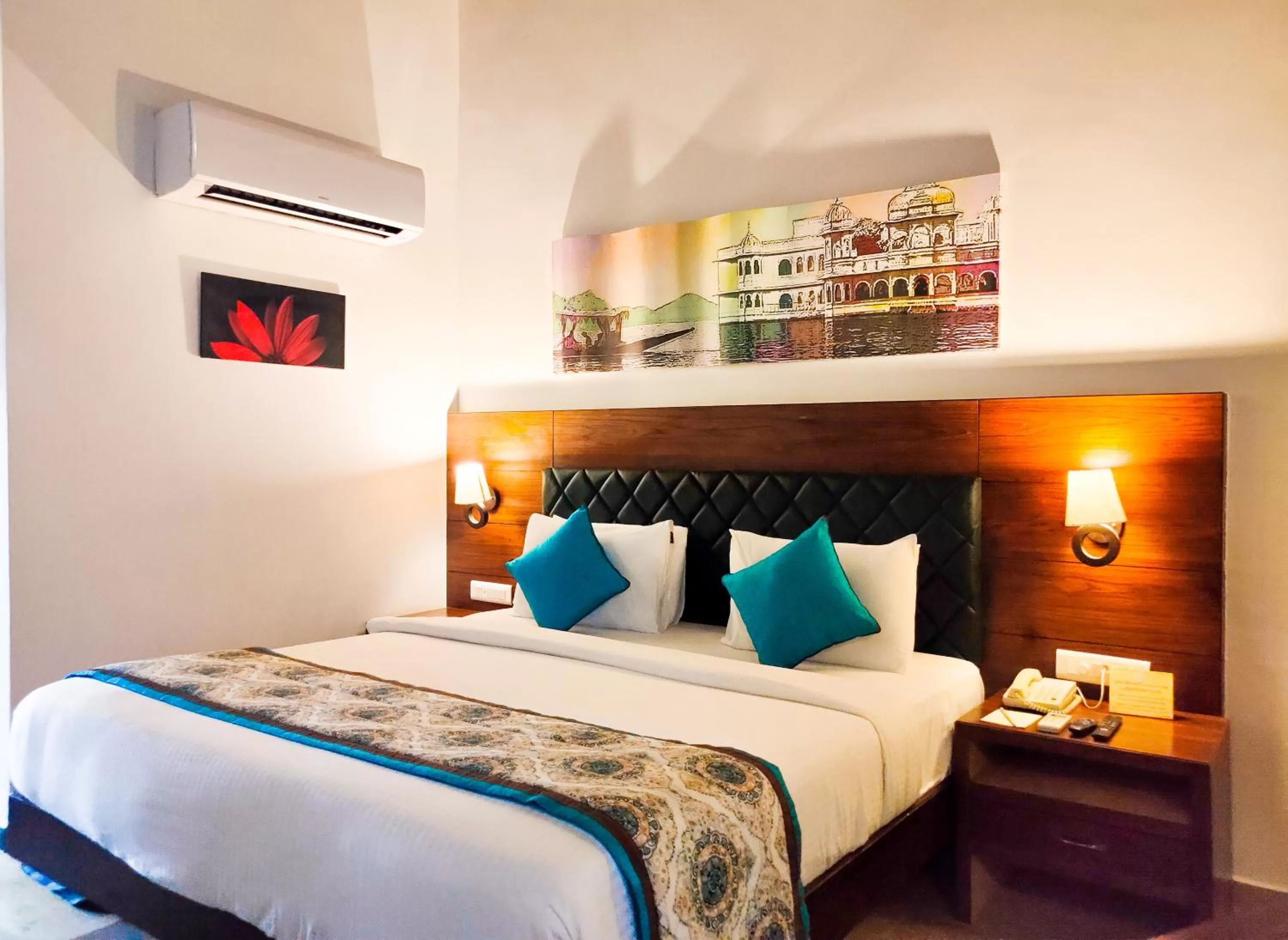 Bed in Bamboo Saa Resort & Spa - Udaipur