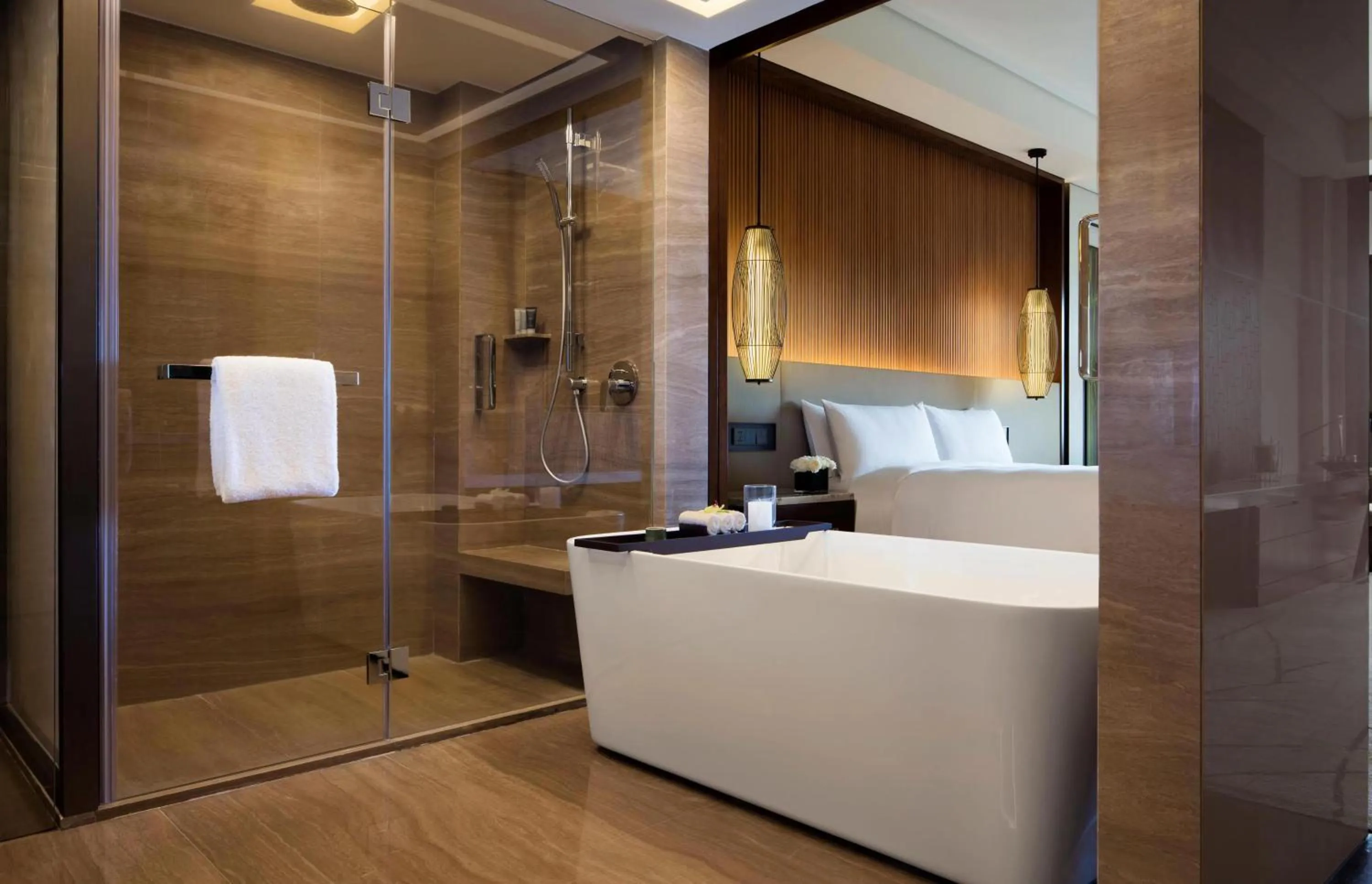 Toilet, Bed in JW Marriott Hotel Zhejiang Anji