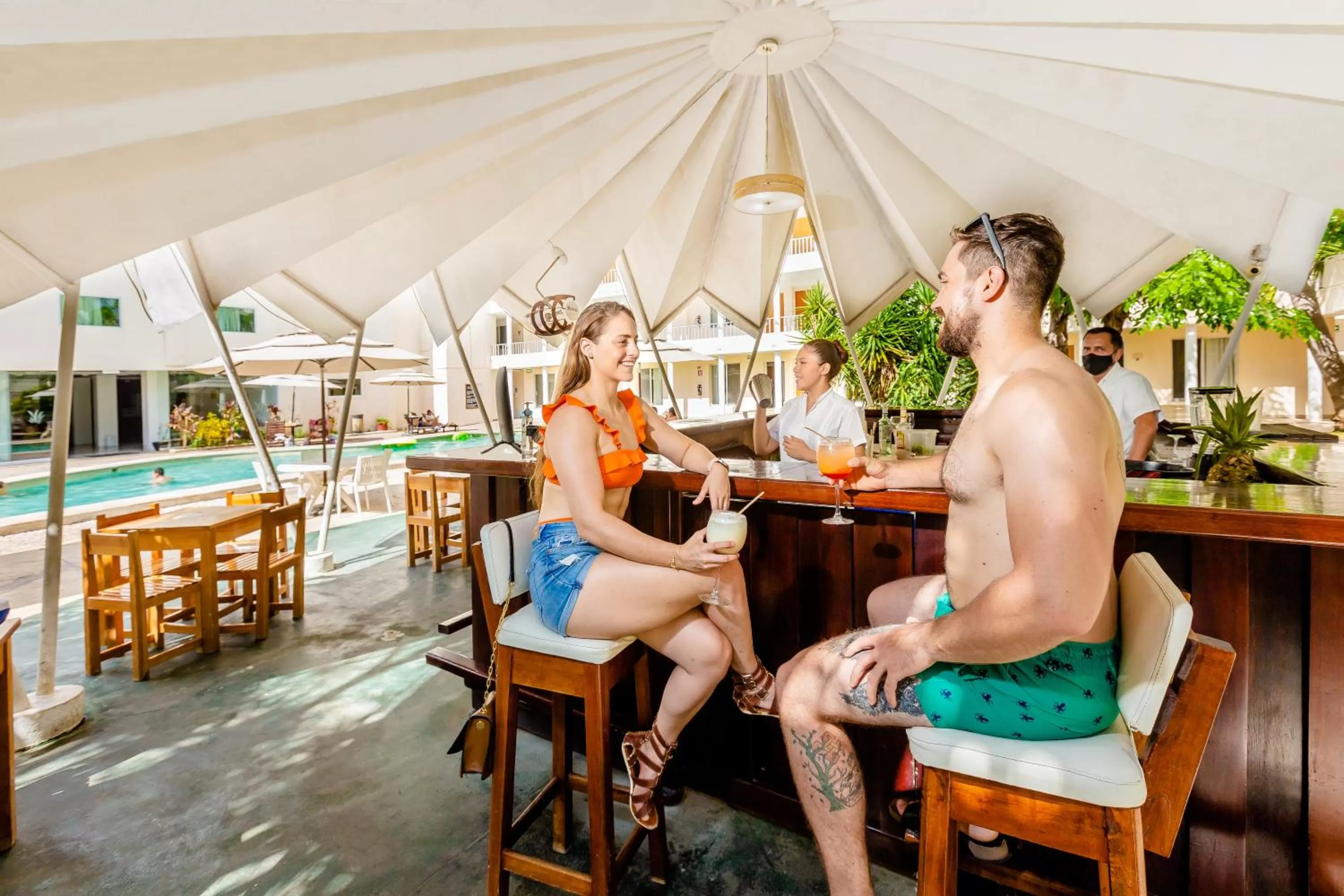 Lounge or bar in Hotel Maria del Carmen