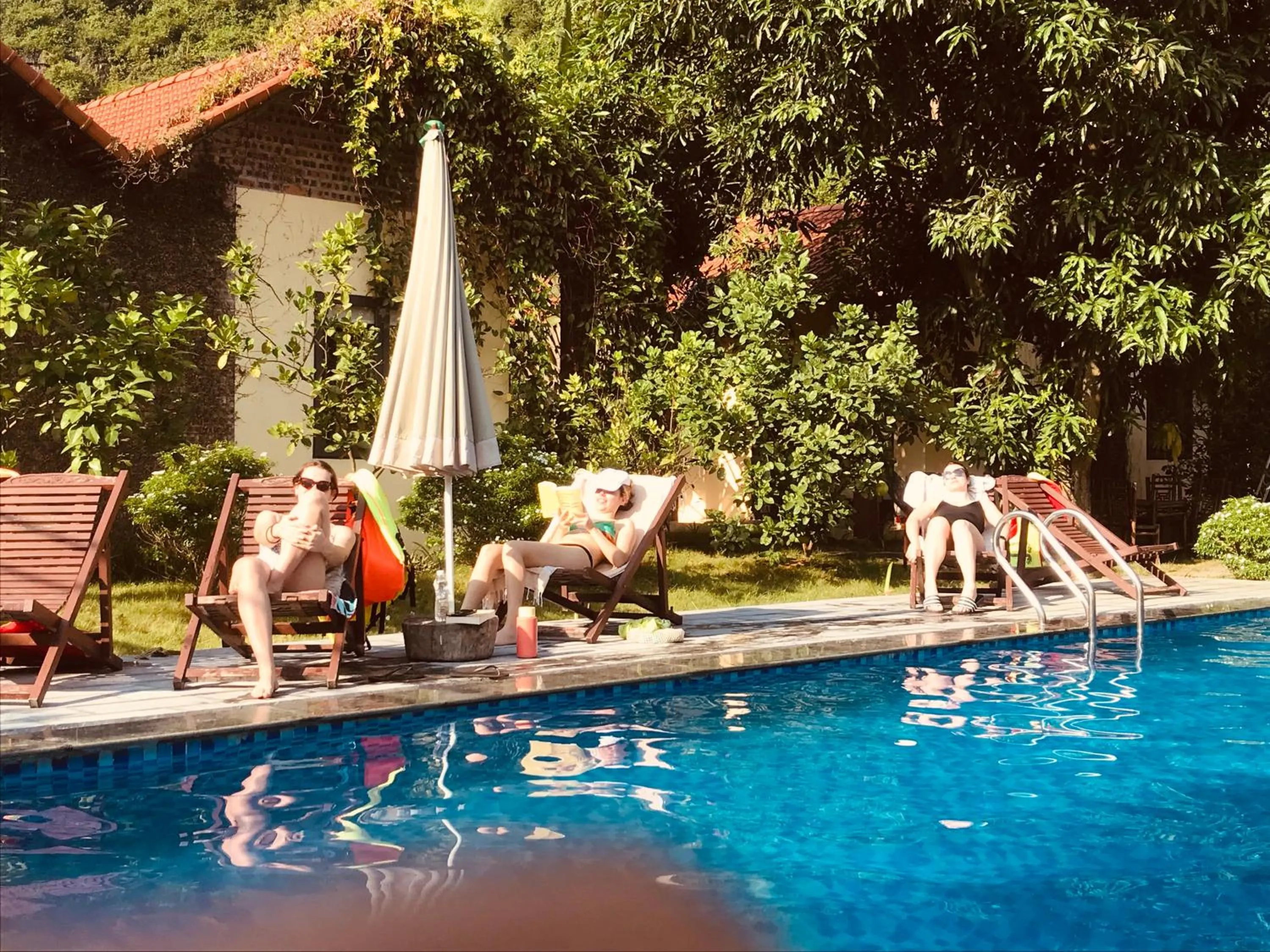 Swimming pool in Trang An Retreat