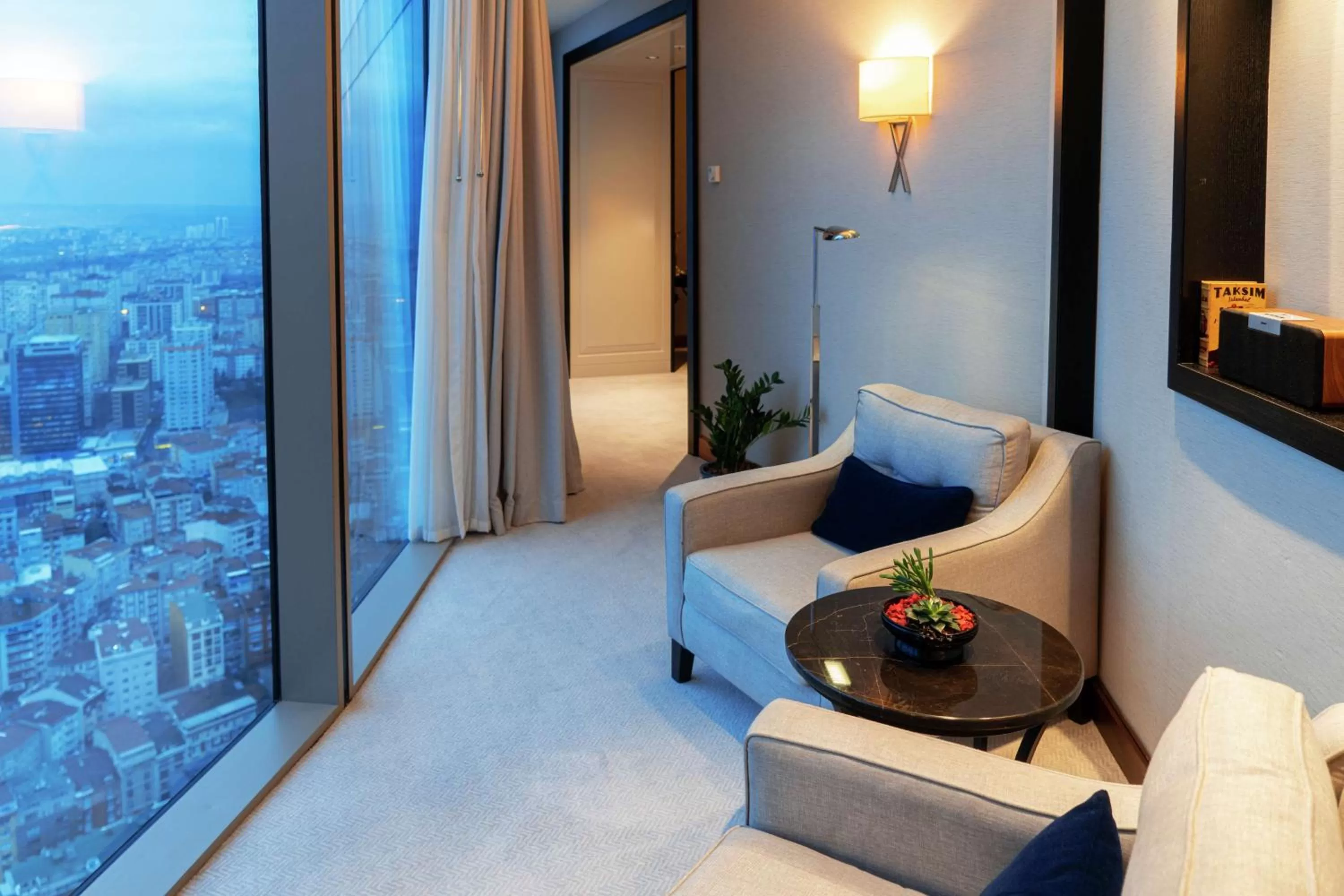 Living room in Hilton Istanbul Bomonti