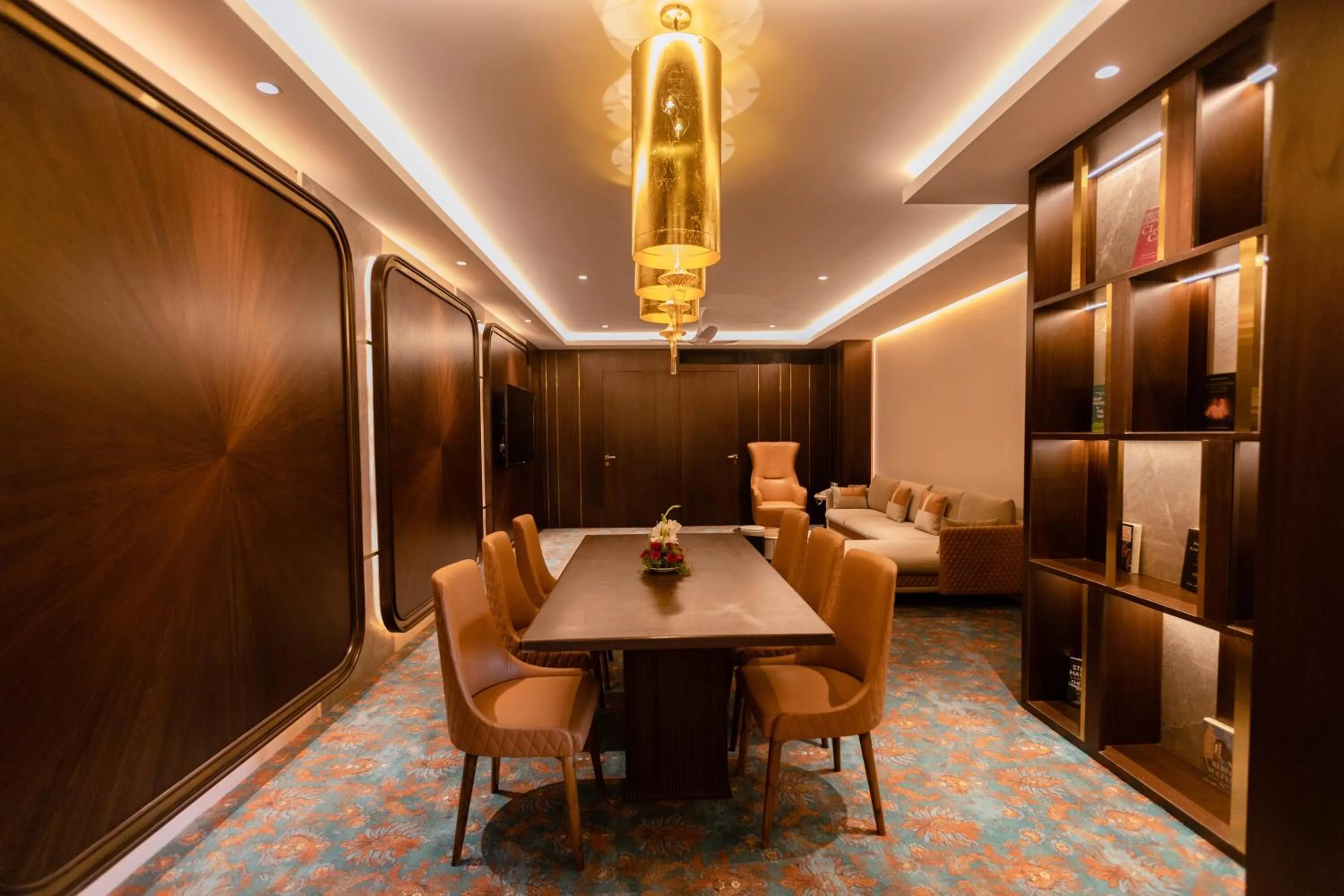 Seating area in The Corinthians Resort