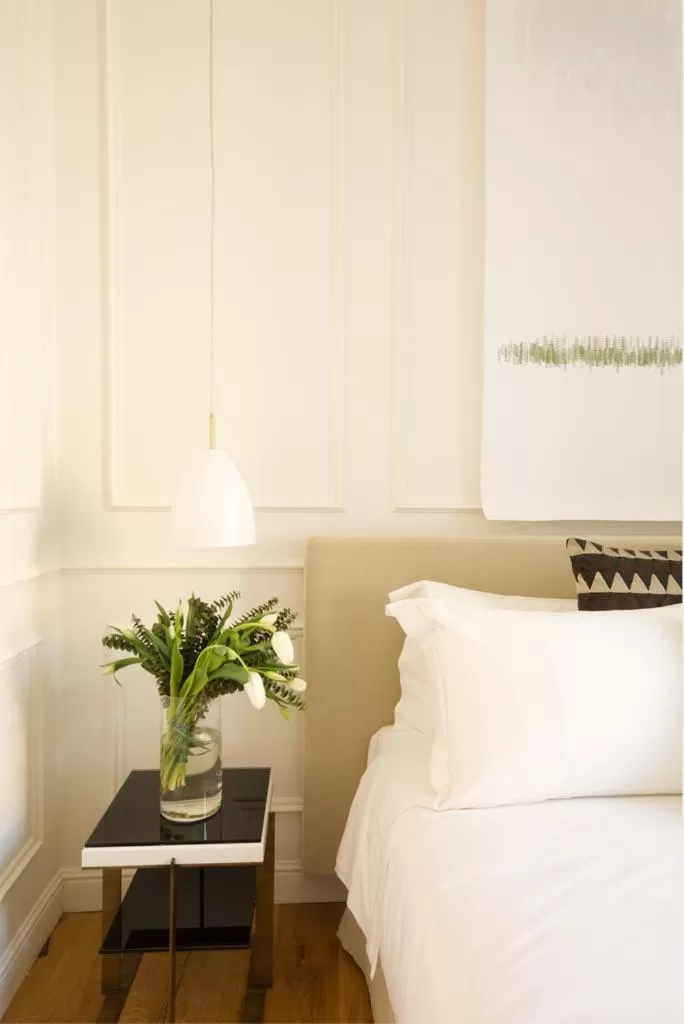 Bed in Parisii Luxury Relais Rome