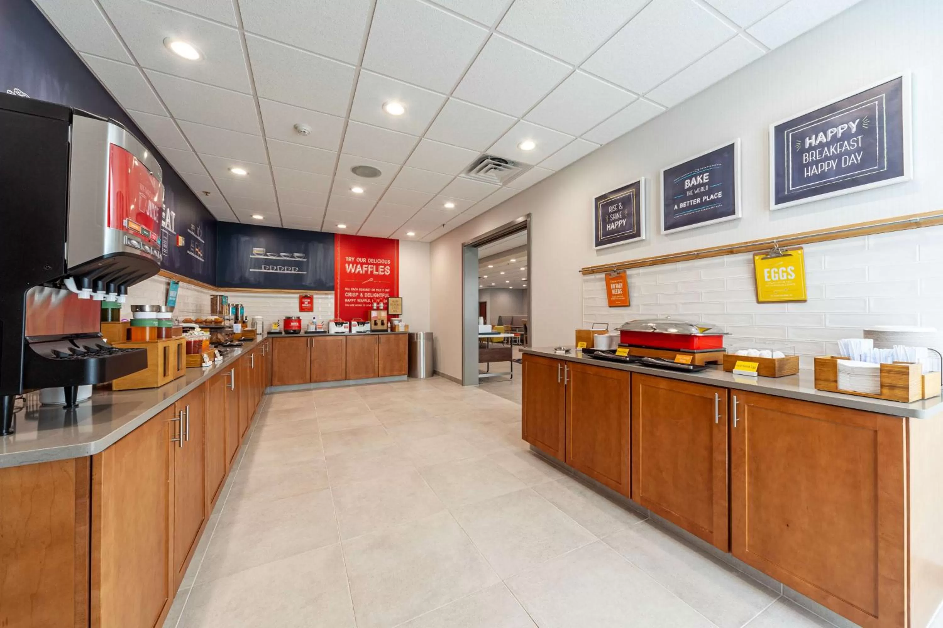 Breakfast in Hampton Inn Winchester