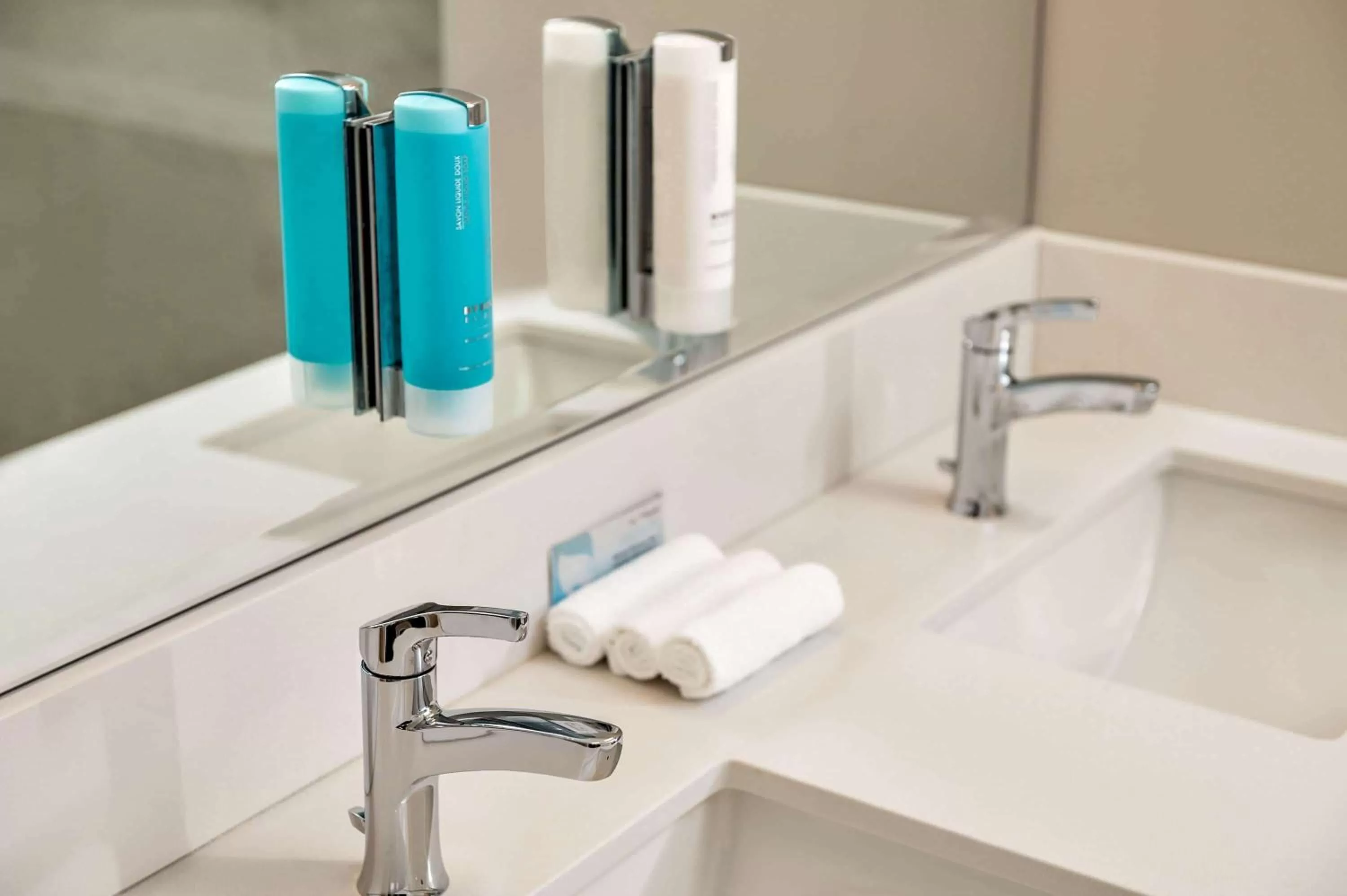 Bathroom in Microtel Inn & Suites by Wyndham Kelowna