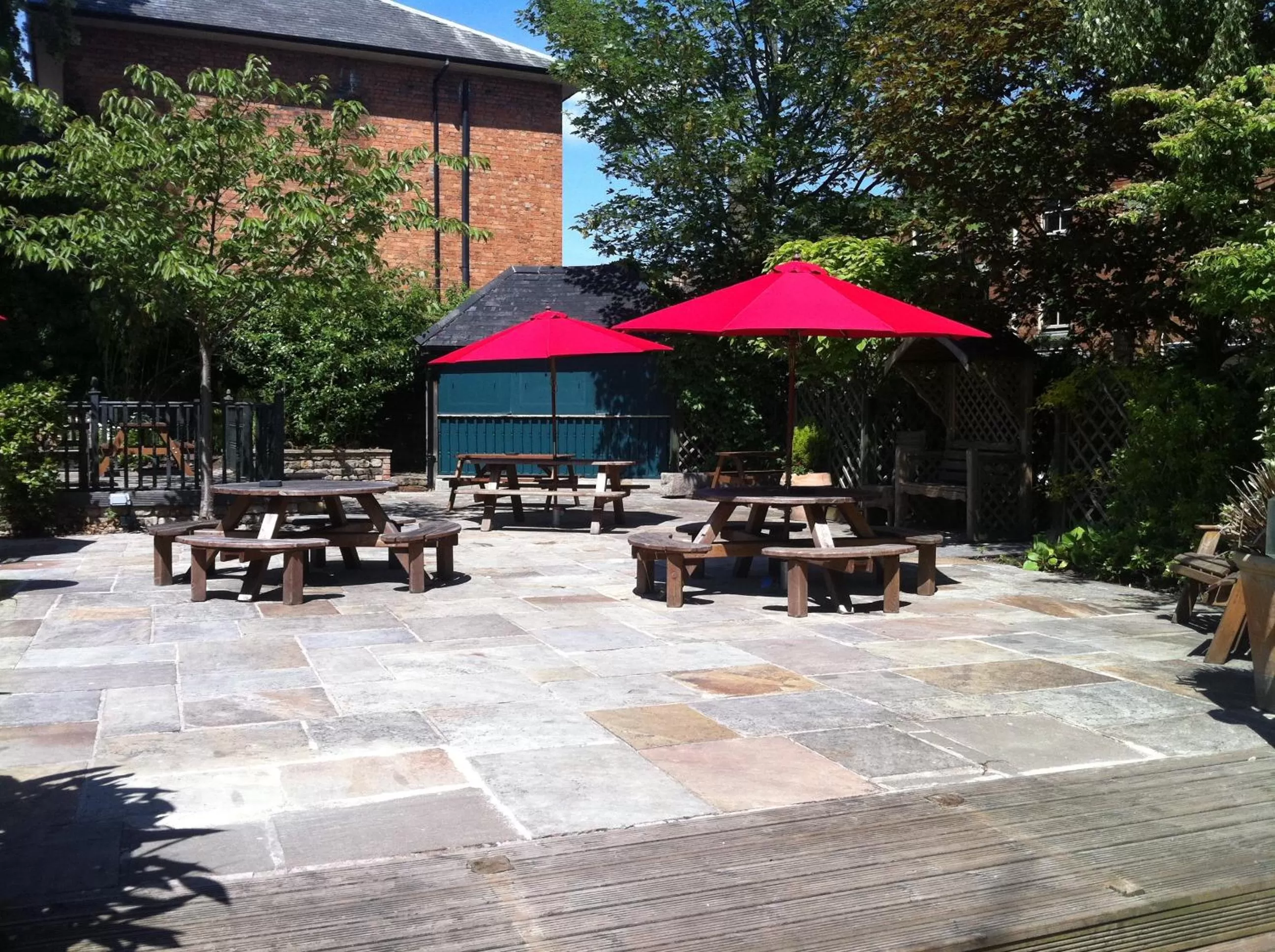 Patio in The Admiral Hornblower