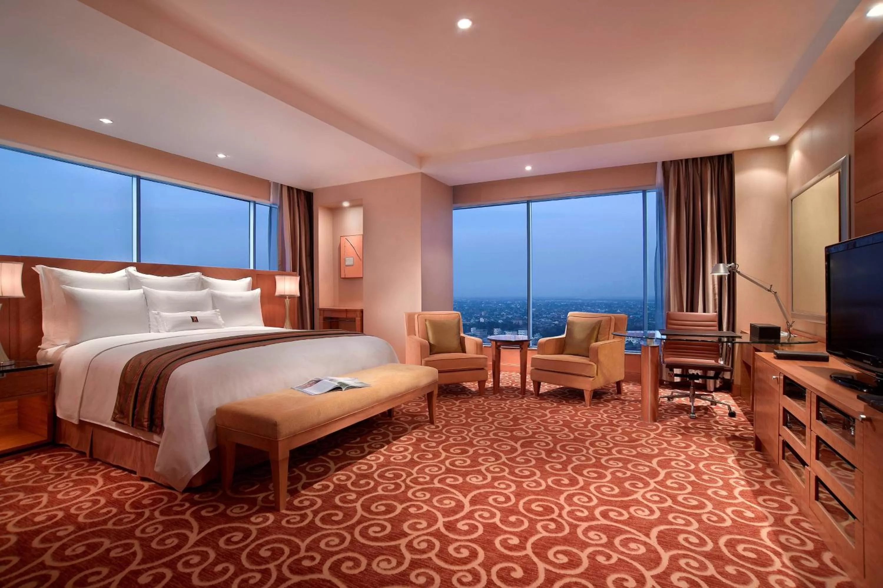 Photo of the whole room, Bed in JW Marriott Hotel Medan