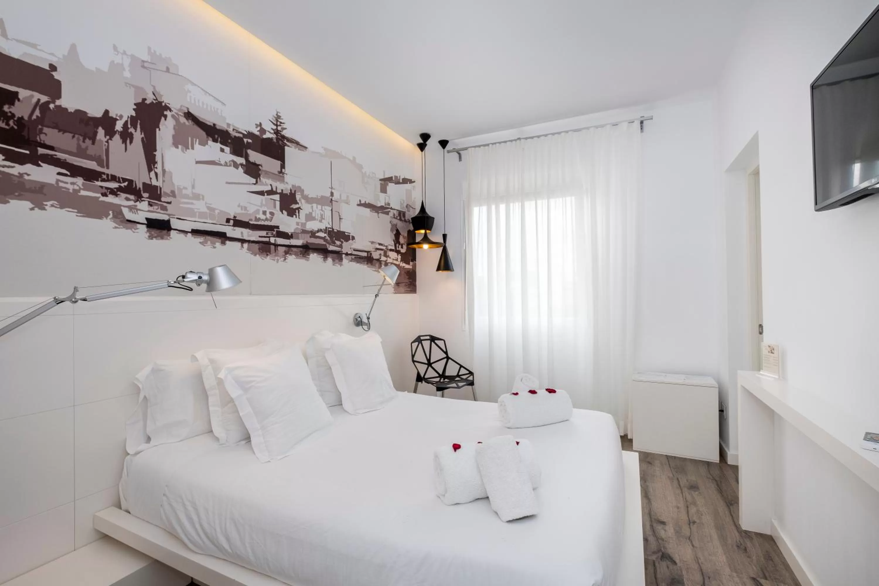 Bed in Hotel Abril 37