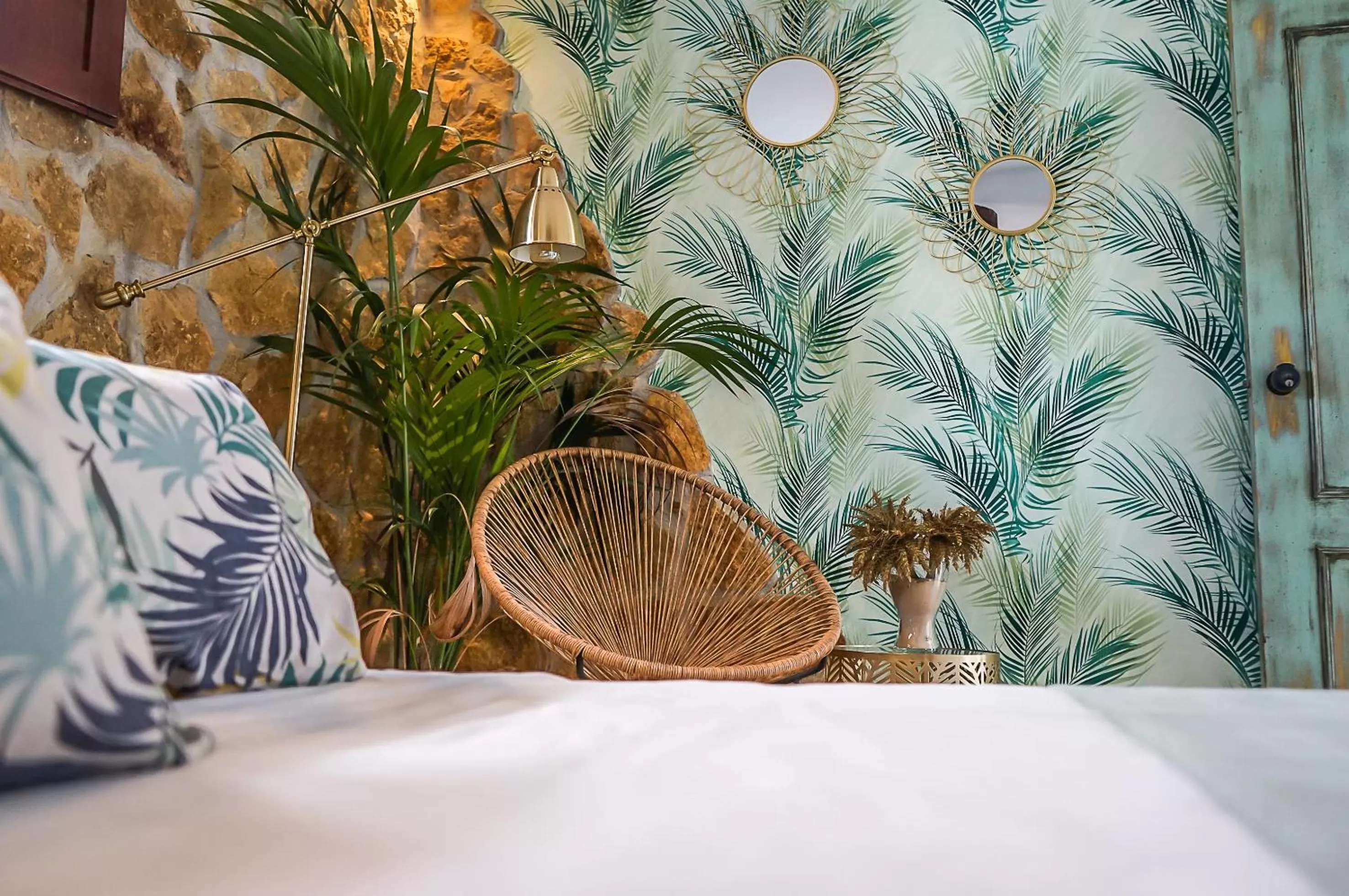 Bedroom, Bed in Hotel Posada de las Cuevas