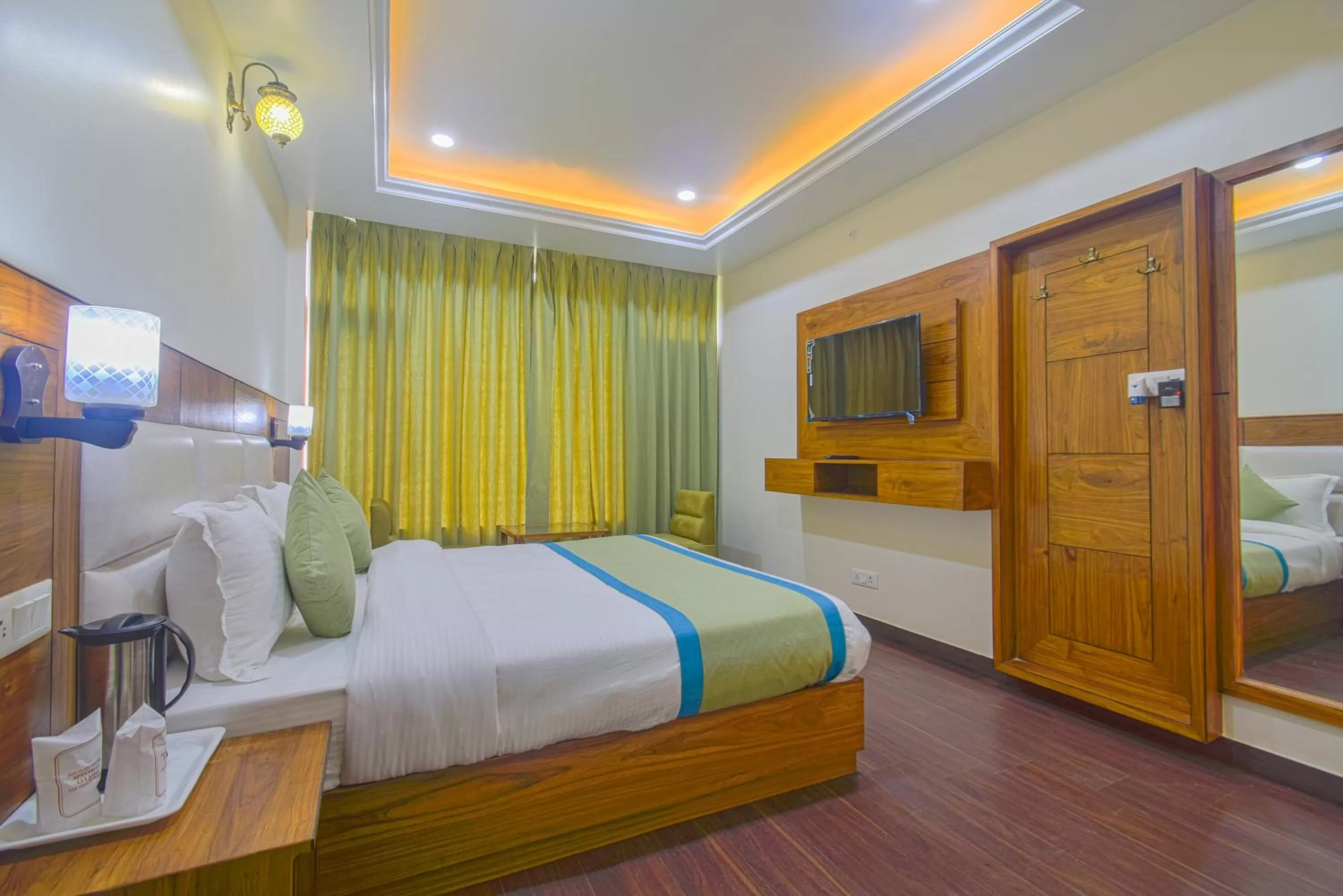 Bedroom, Bed in Hotel The Paal