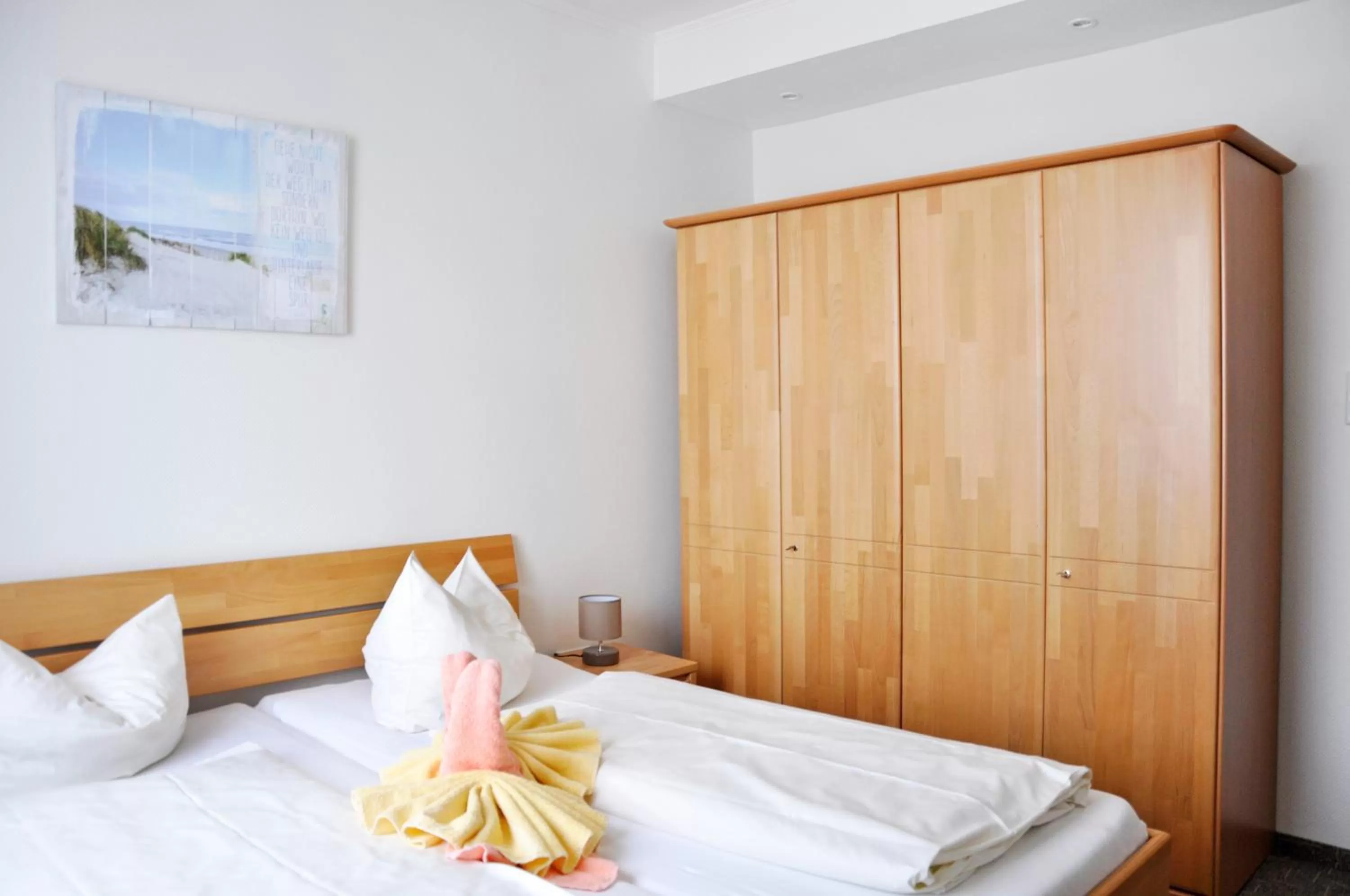 Bed in Hotel Atlantik