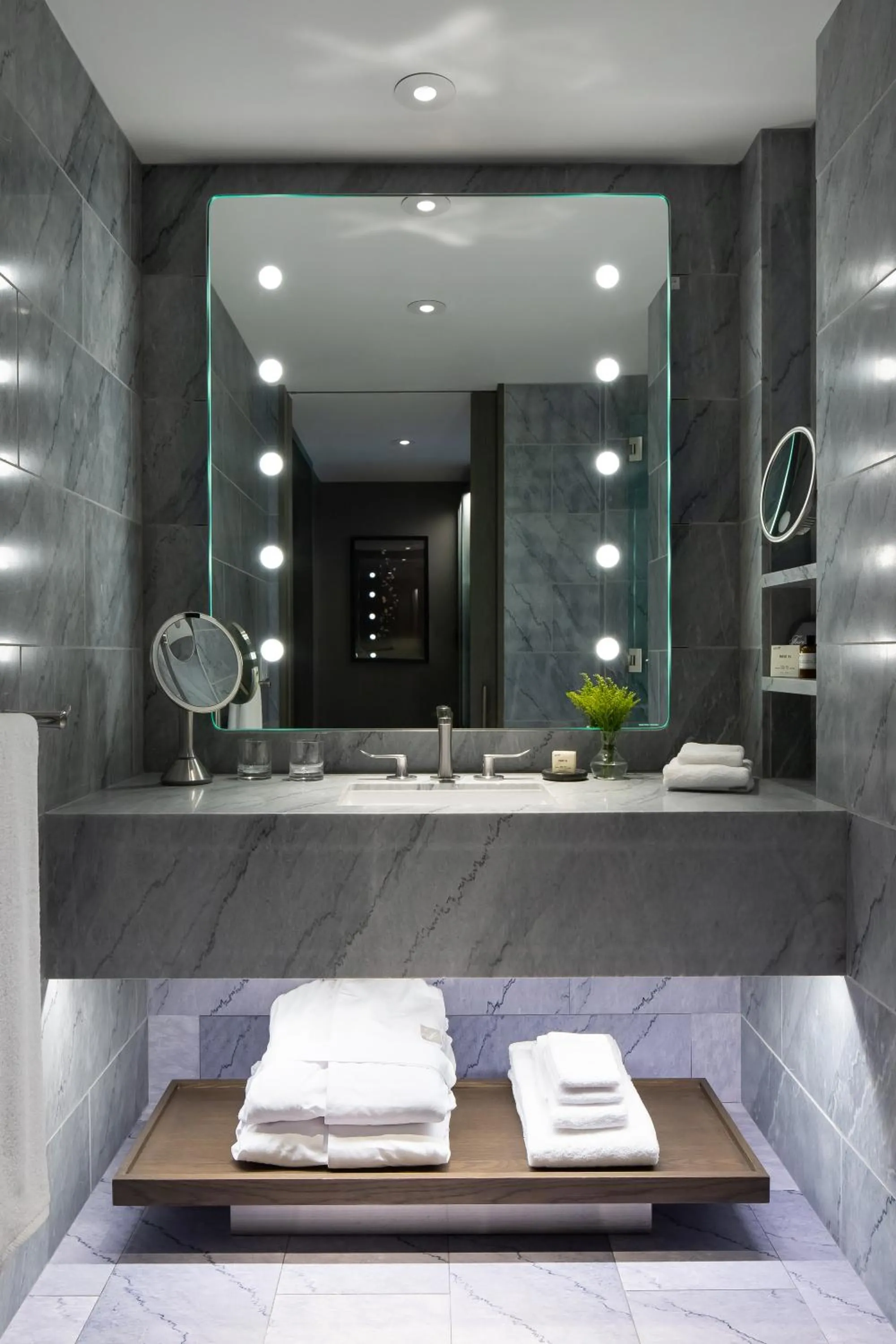 Bathroom in Fairmont Century Plaza Los Angeles at Beverly Hills