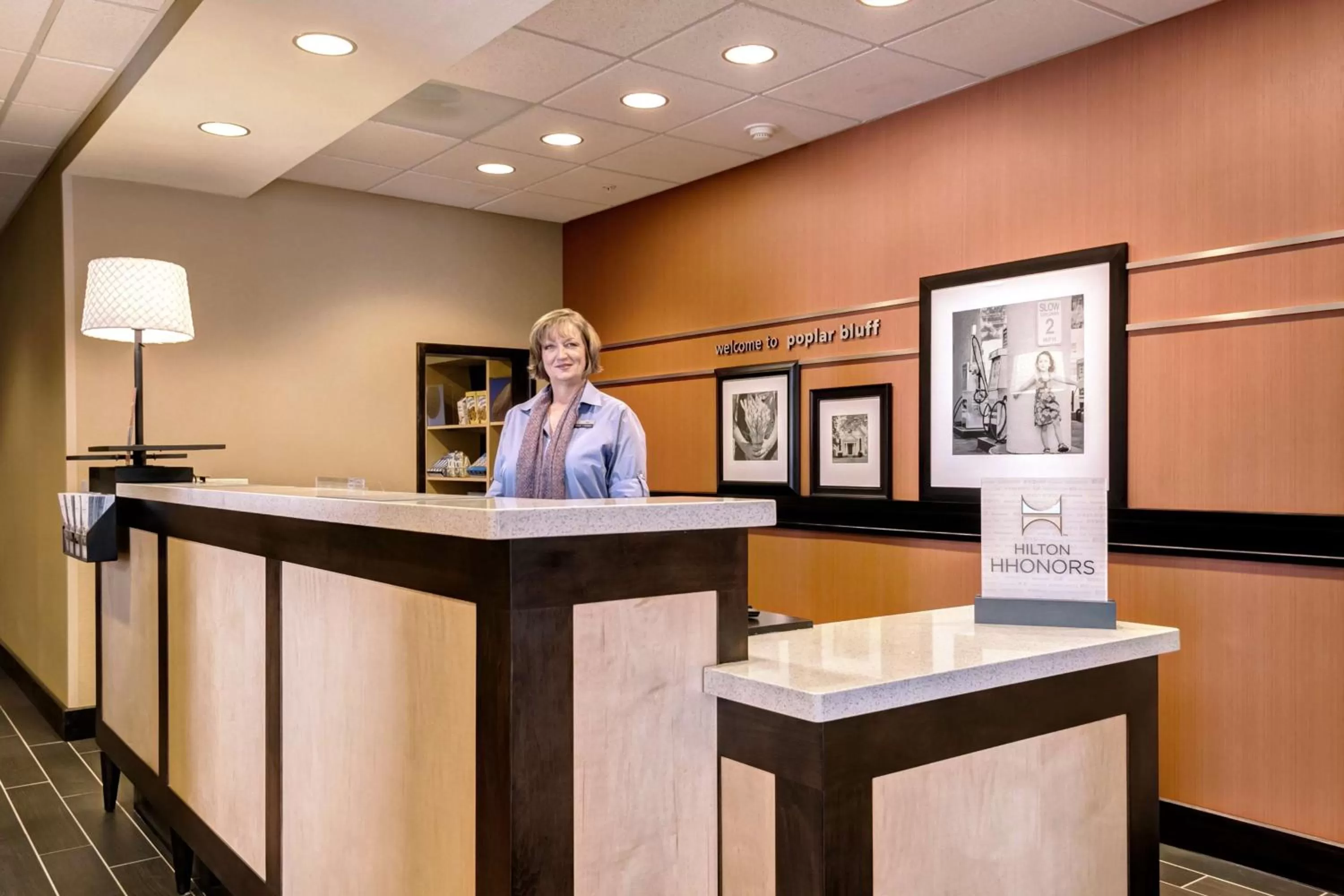 Lobby or reception in Hampton Inn Poplar Bluff