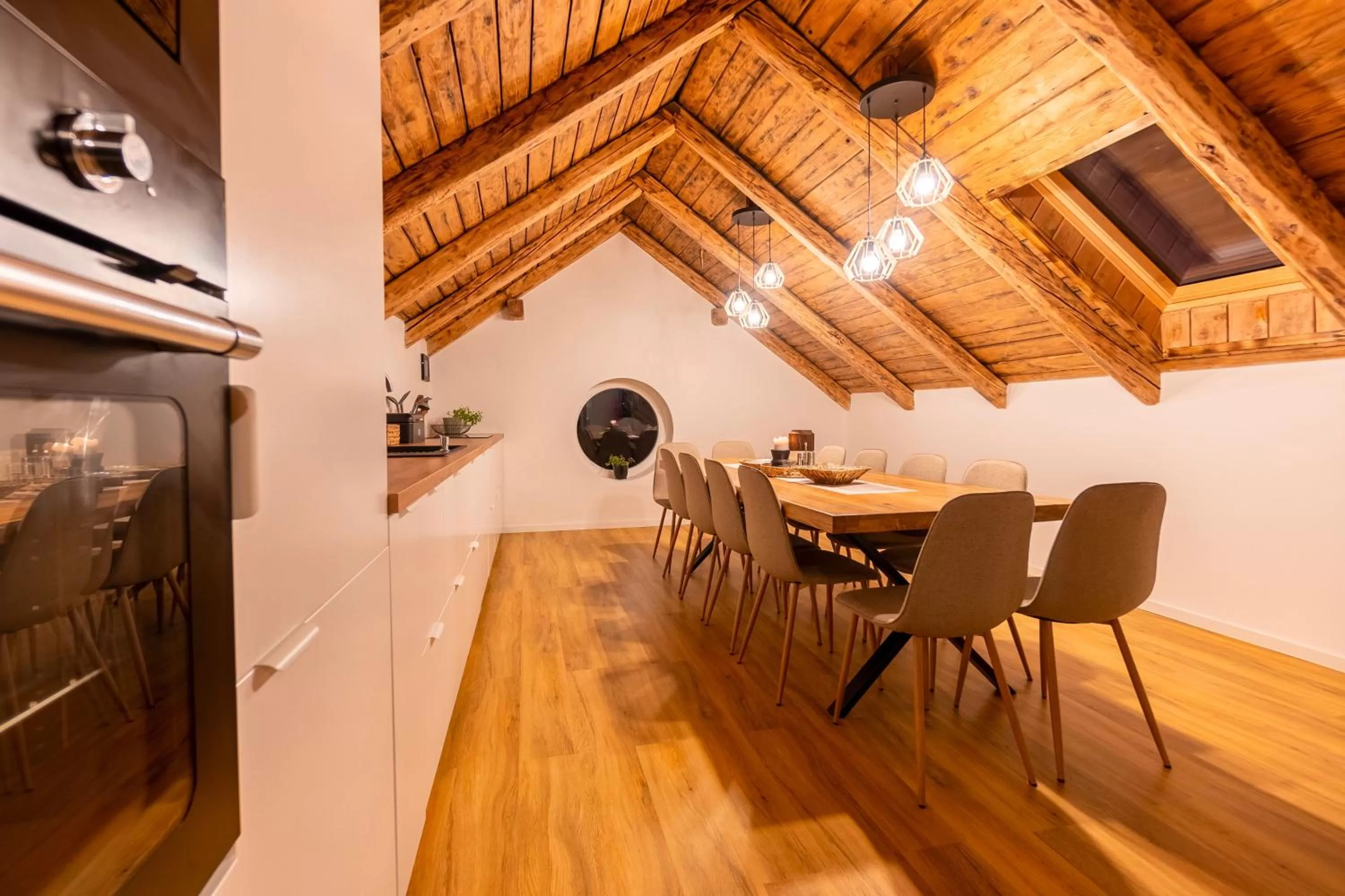 Kitchen or kitchenette in Wellness Apartmány Vila Republika