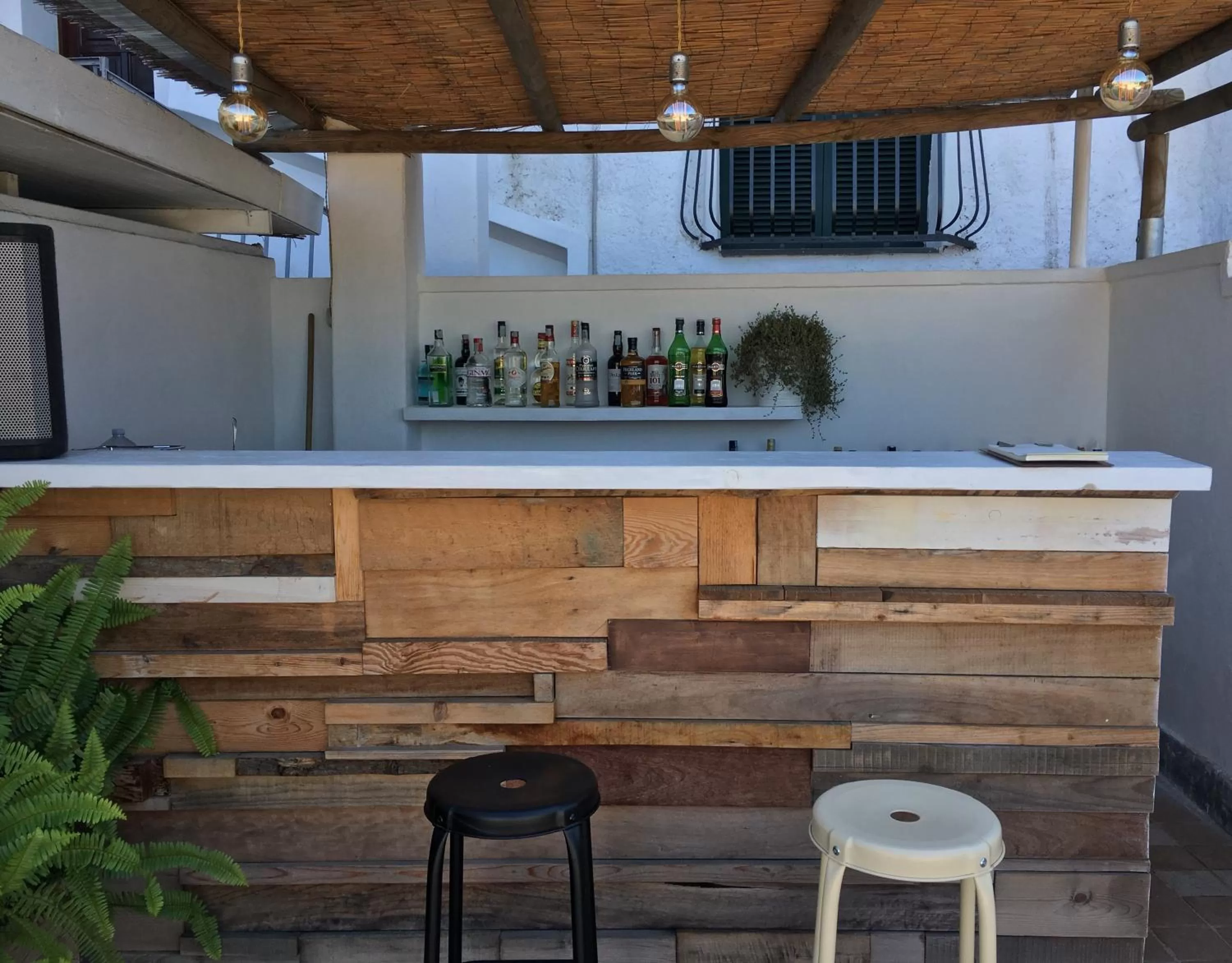 Balcony/Terrace in Black Market Hotel