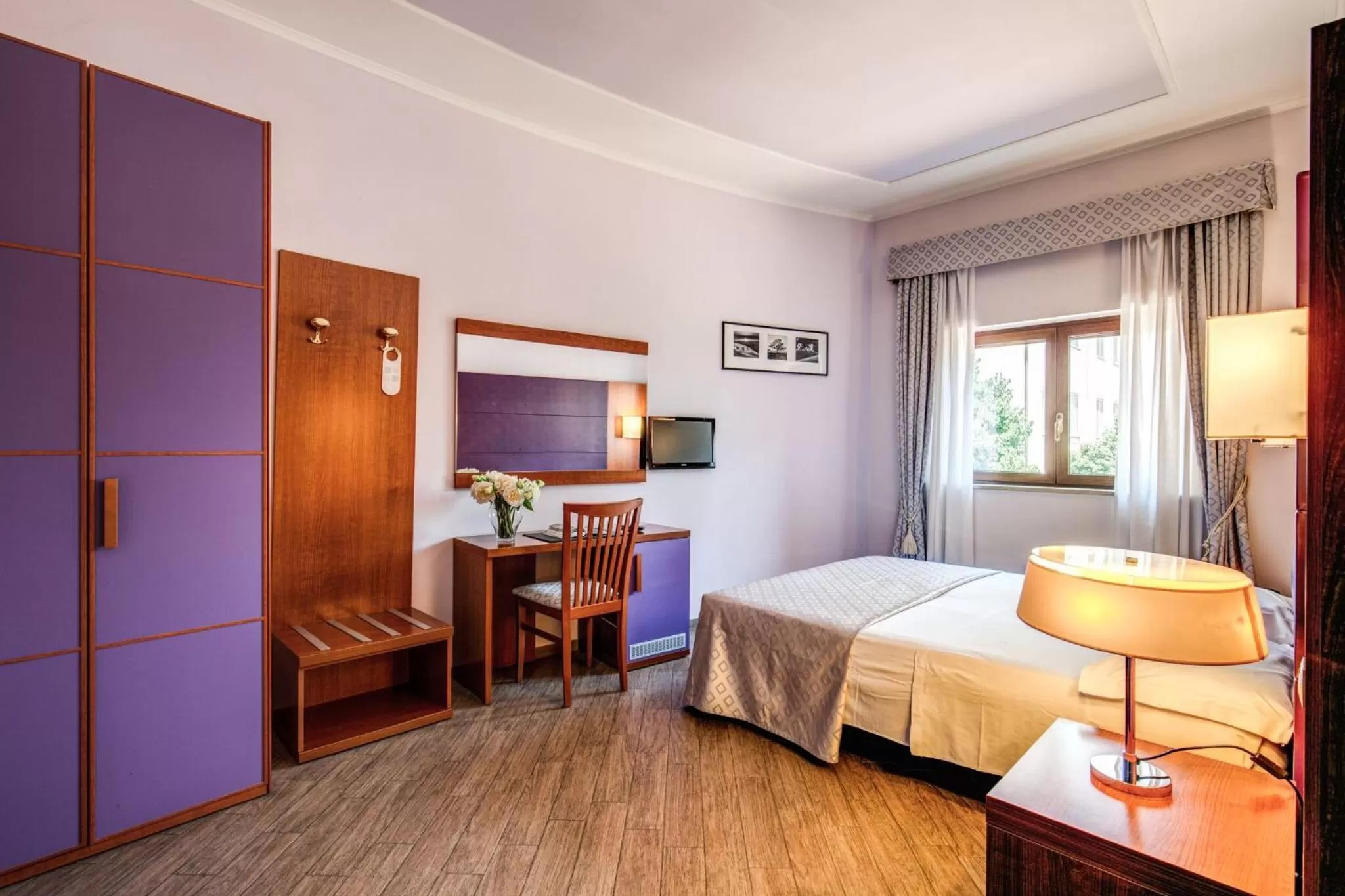 Photo of the whole room, Bed in Hotel Roma Tiburtina Metro