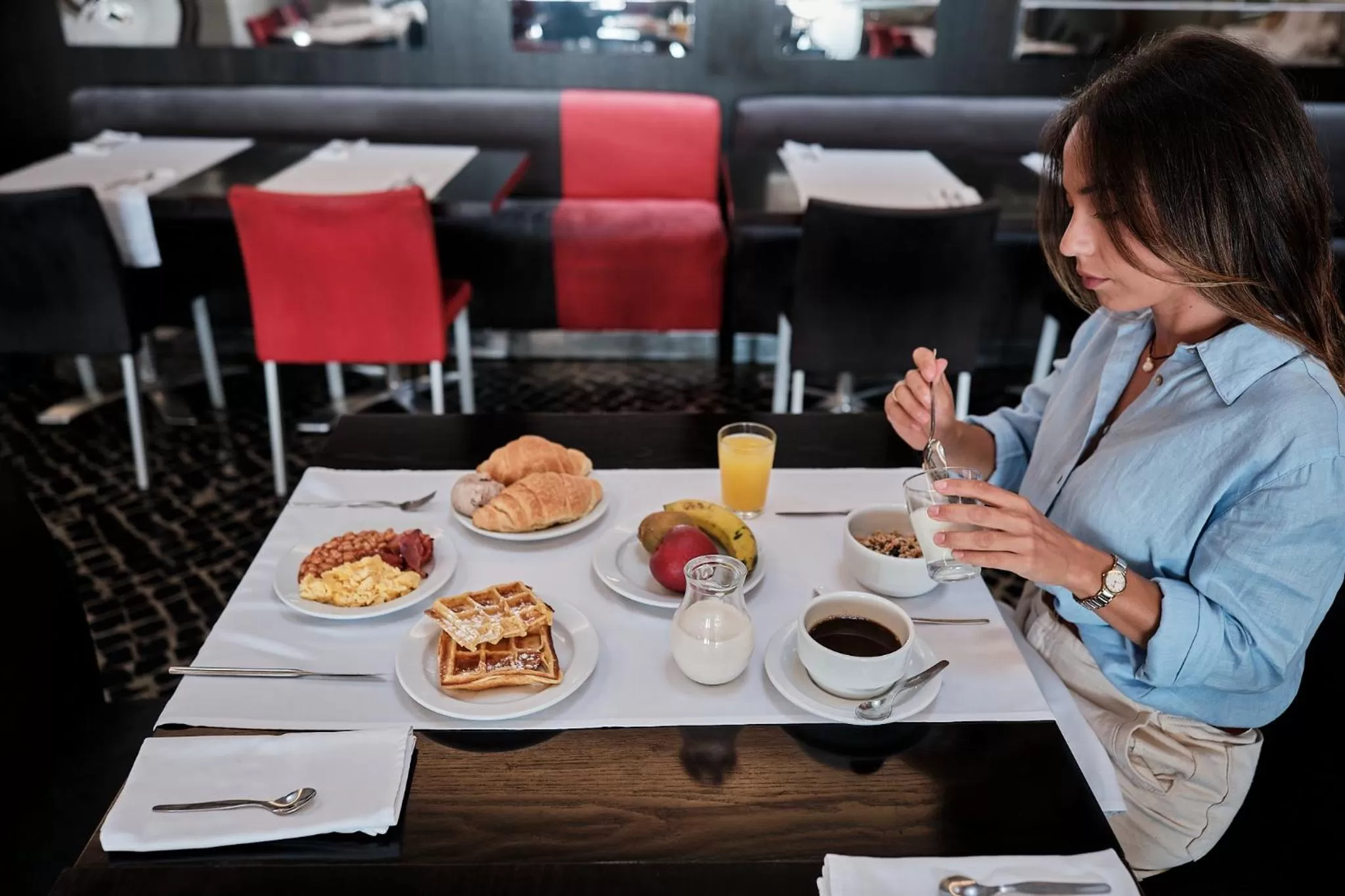 Restaurant/places to eat in Hotel Praia Marina by RIDAN Hotels