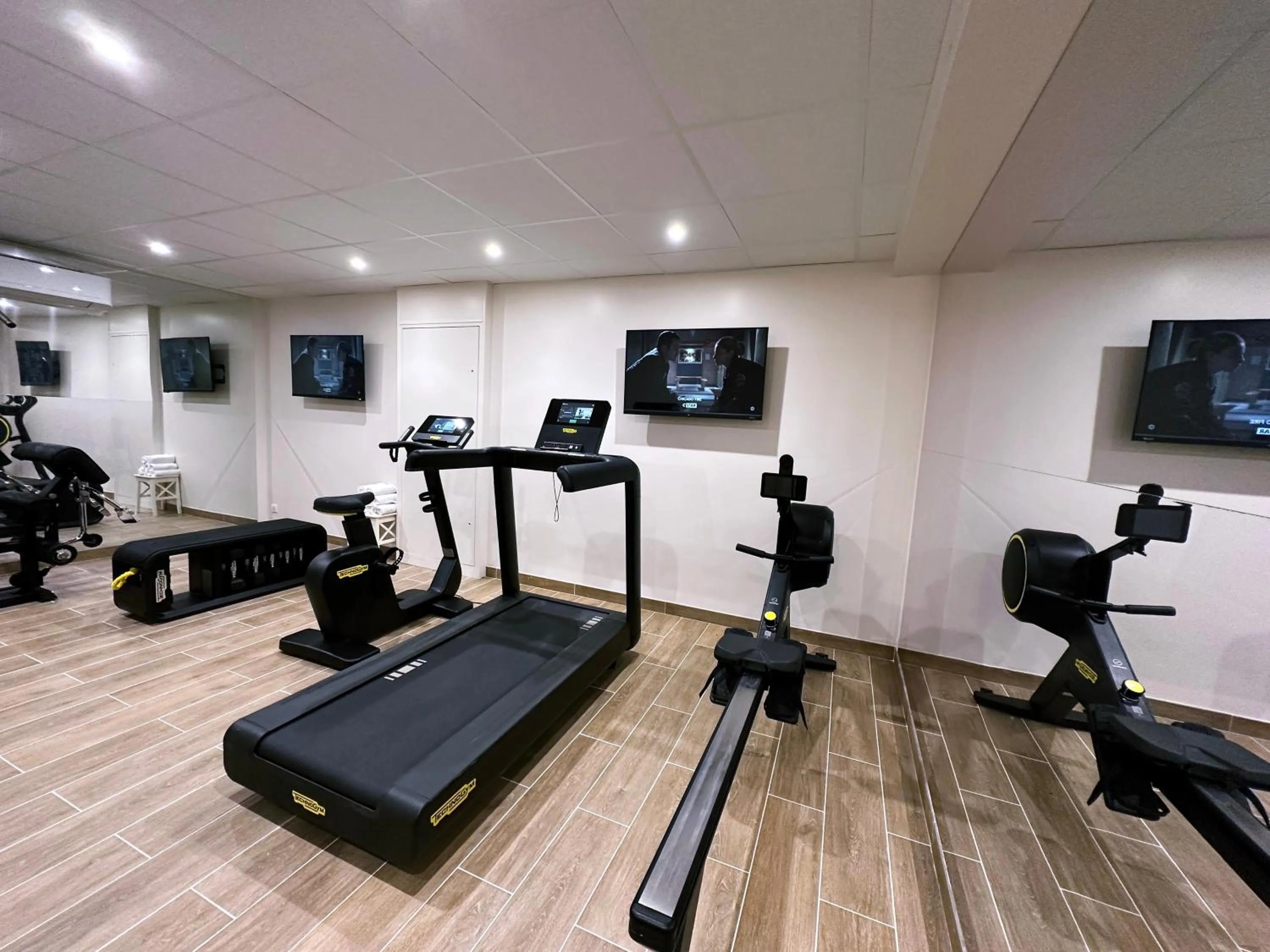 Fitness centre/facilities in Domaine De La Corniche