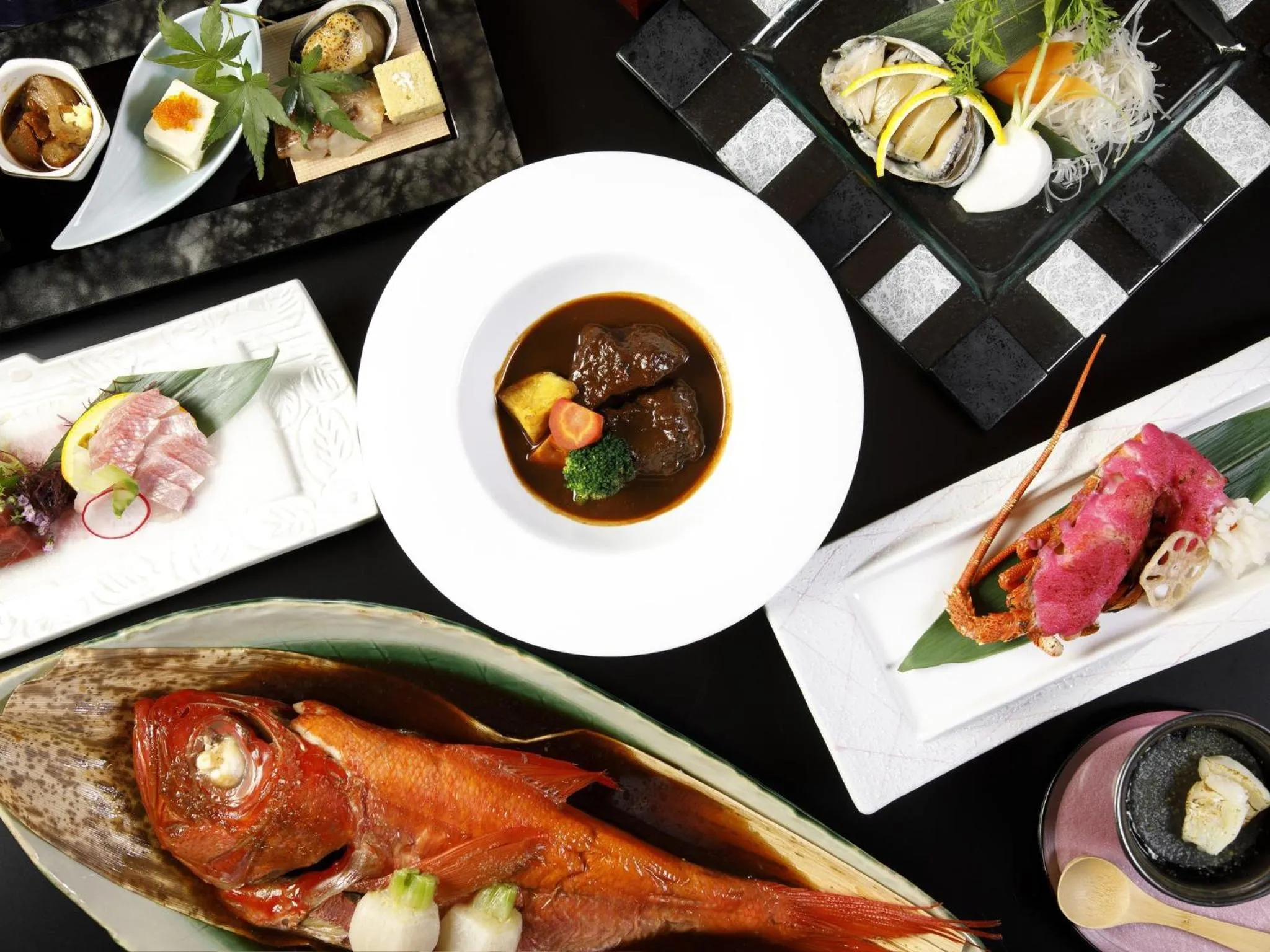 Dinner in Ito Ryokuyu