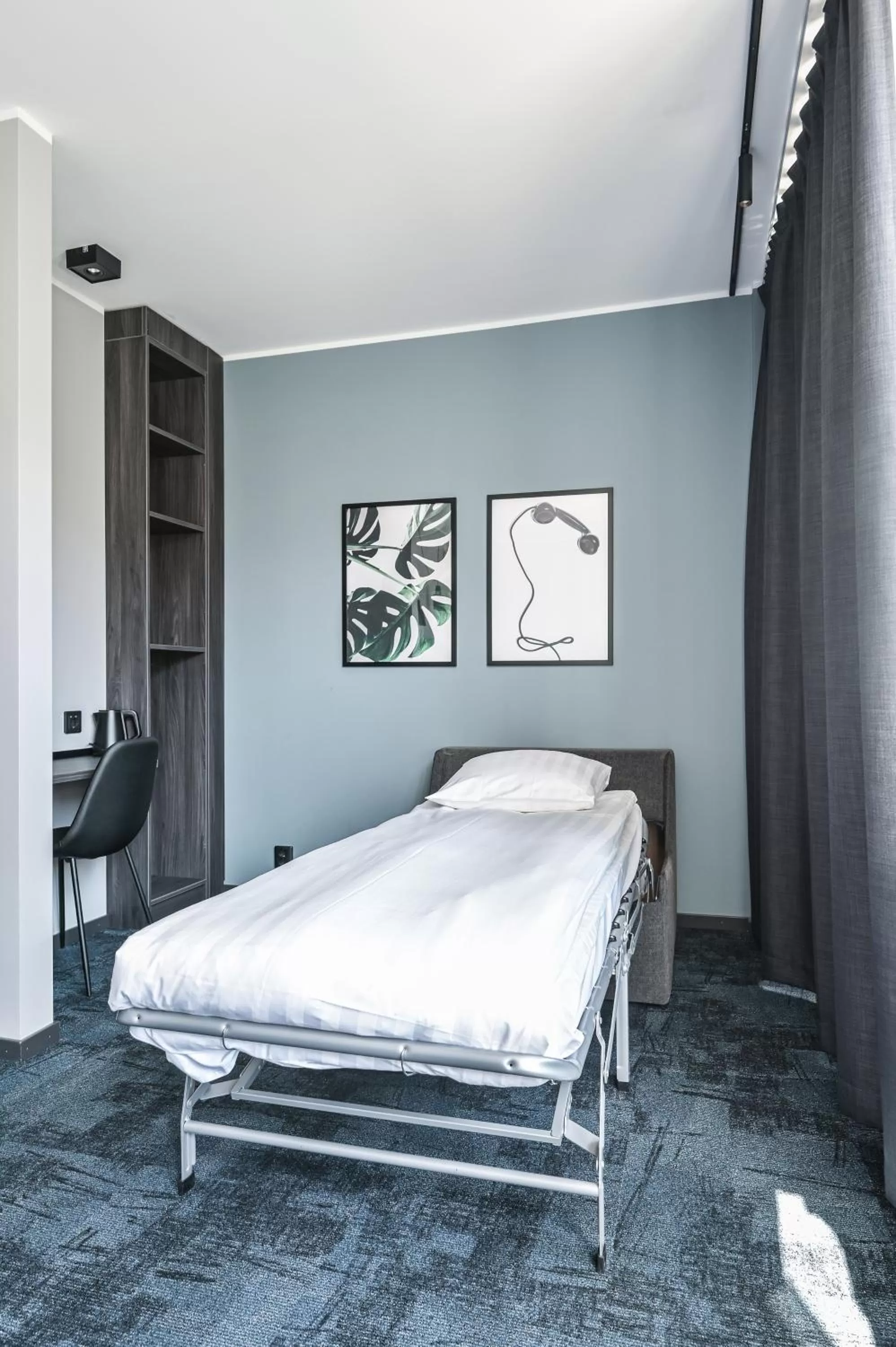 Bed in Hotel Fridhem