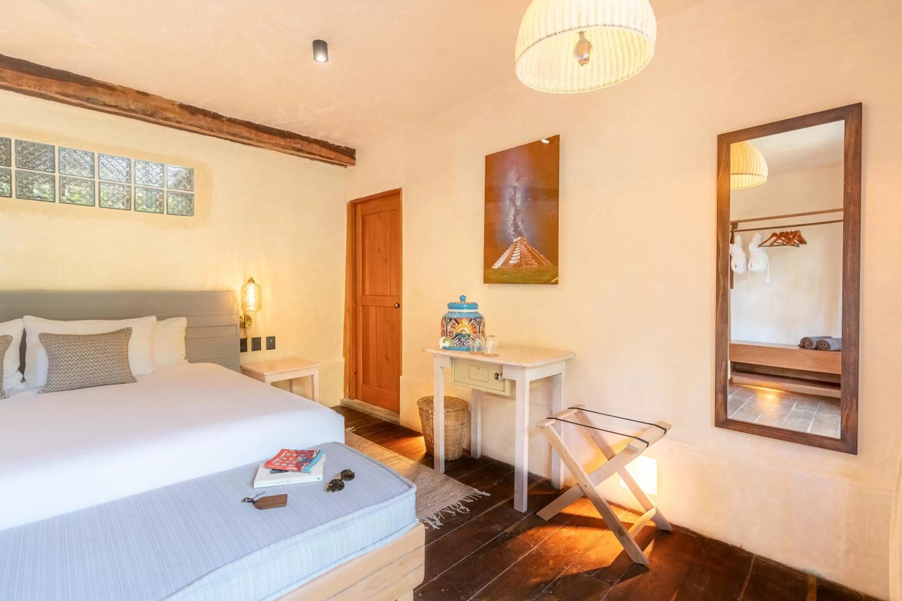 Bed in Casa Ganesh Tulum-Beachfront hotel by Ahau Collection