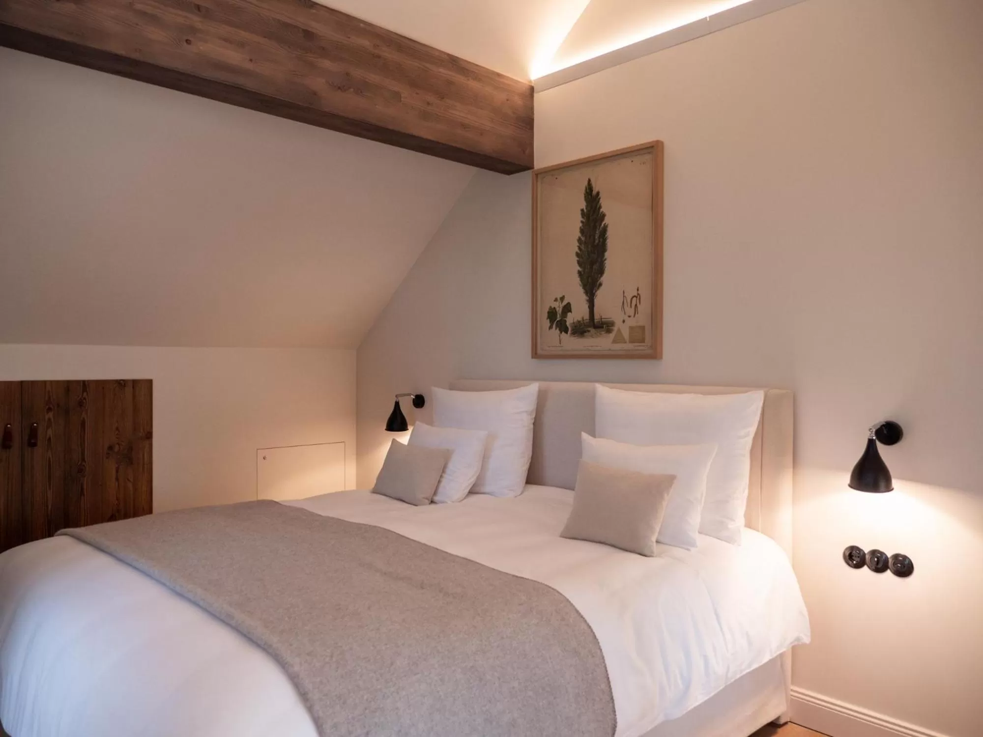 Bed in Alpenloge Design Hotel