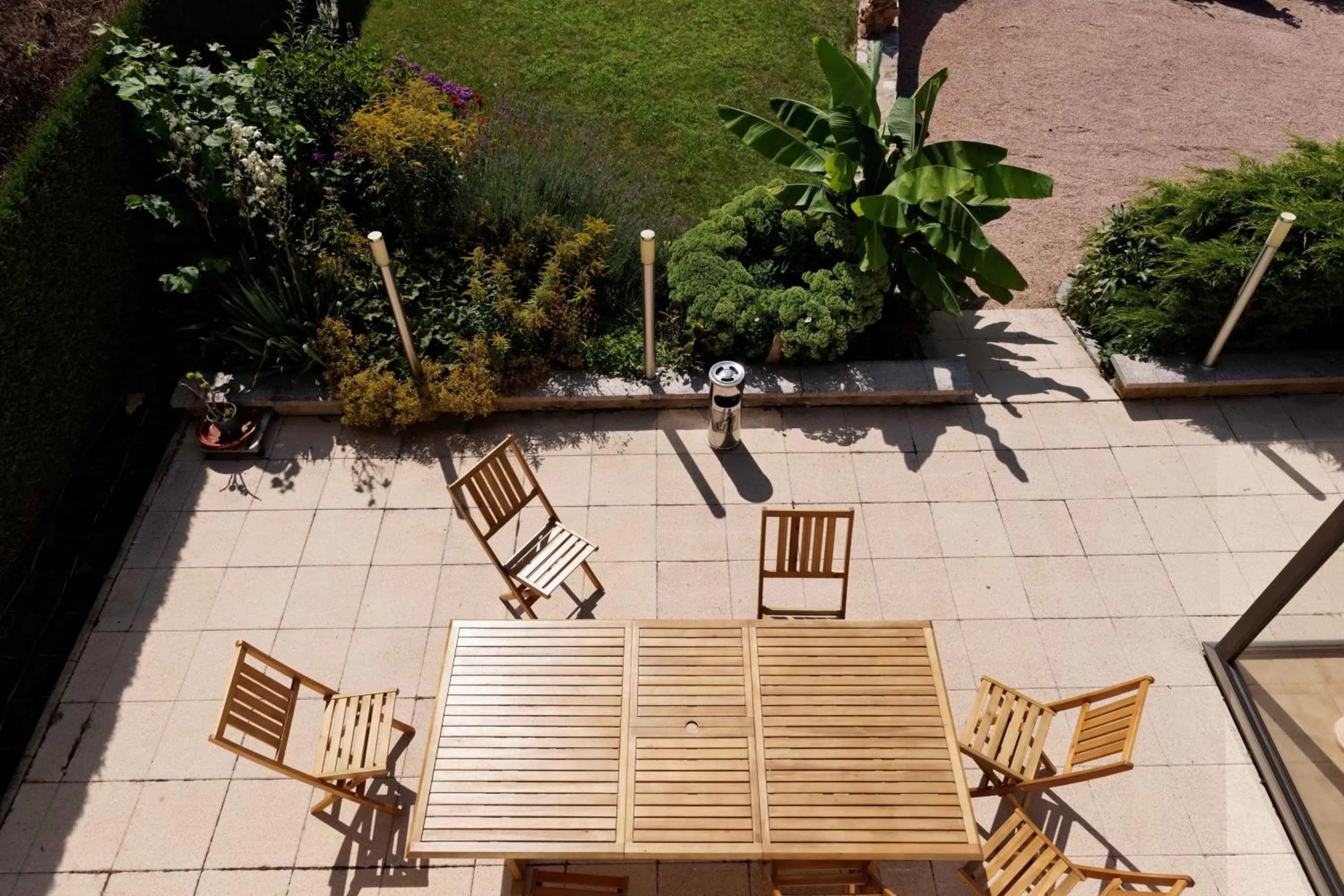 Patio in Chambres d'hotes à Autun