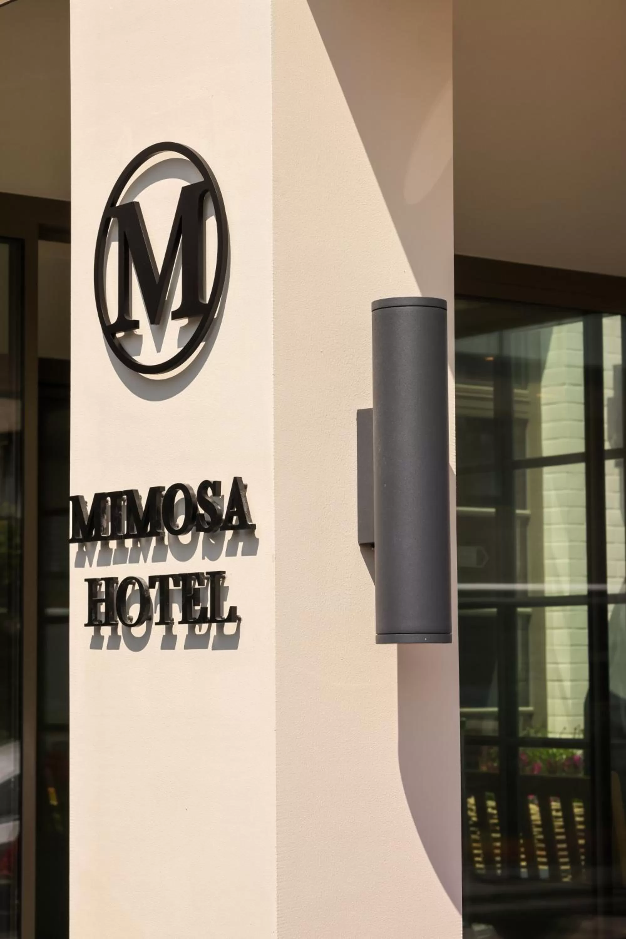 Facade/entrance in Mimosa Hotel