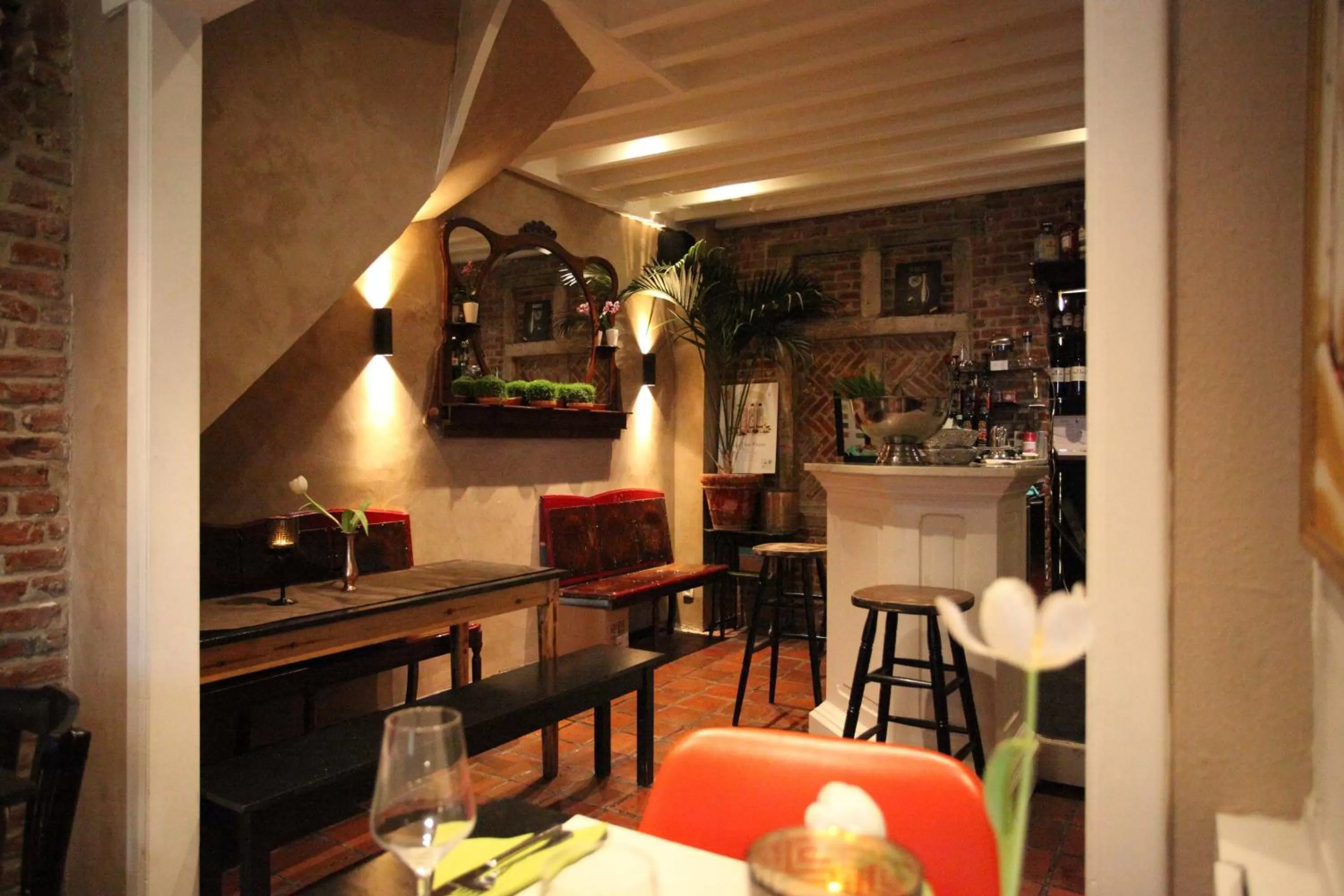 Decorative detail in B&B Sablon Antwerp