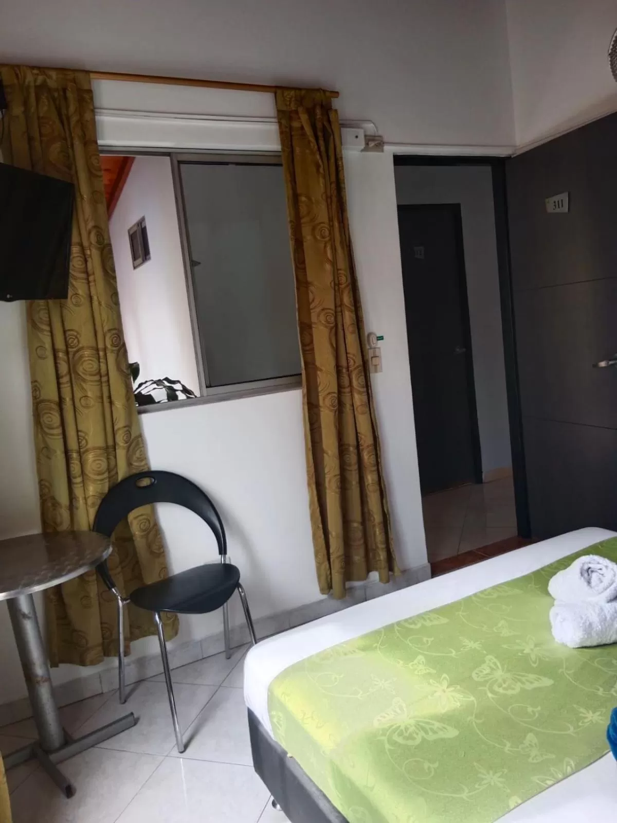 Bed in Hotel El Deportista