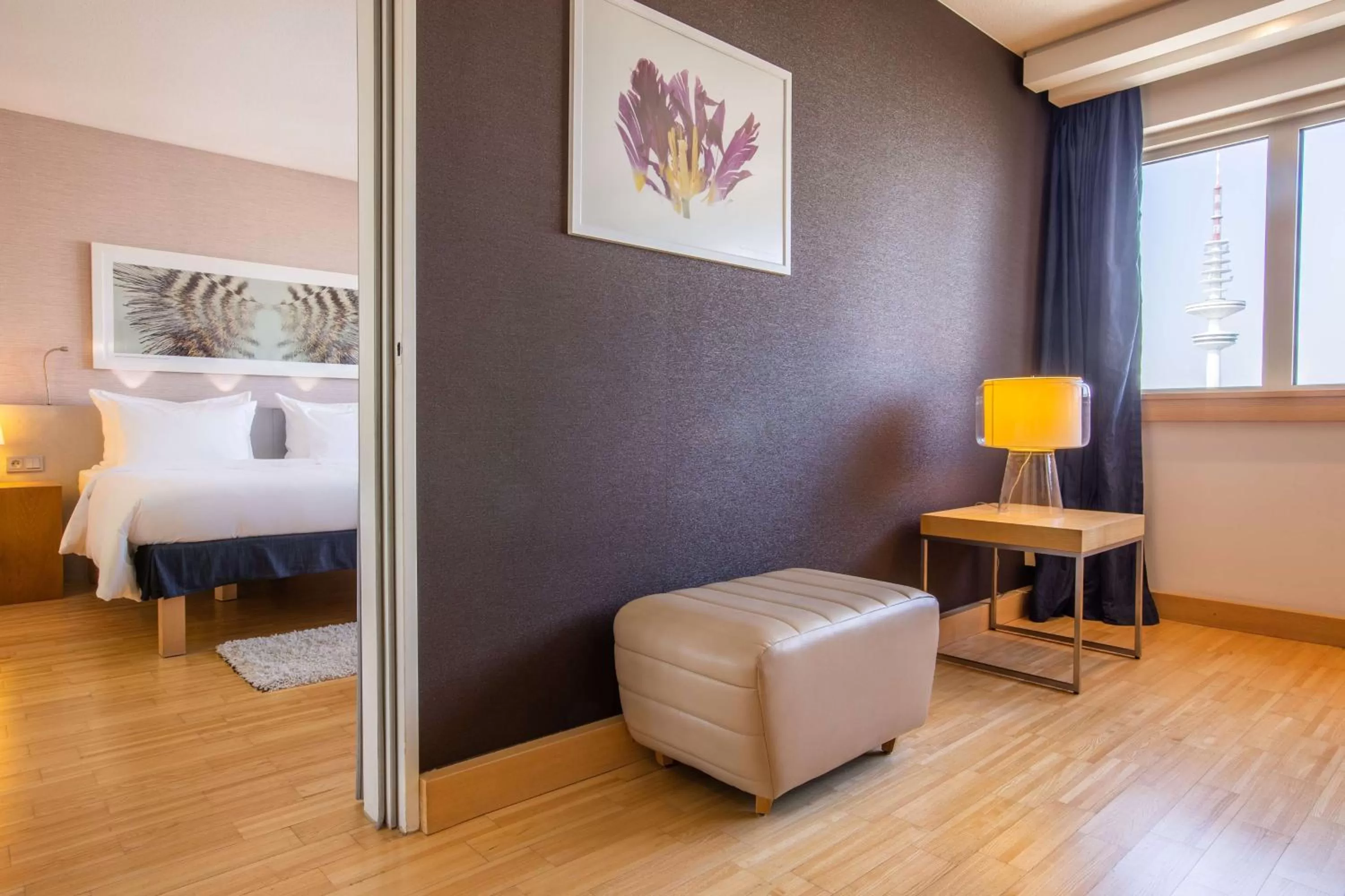 Photo of the whole room, Bed in Radisson Blu Hotel, Hamburg