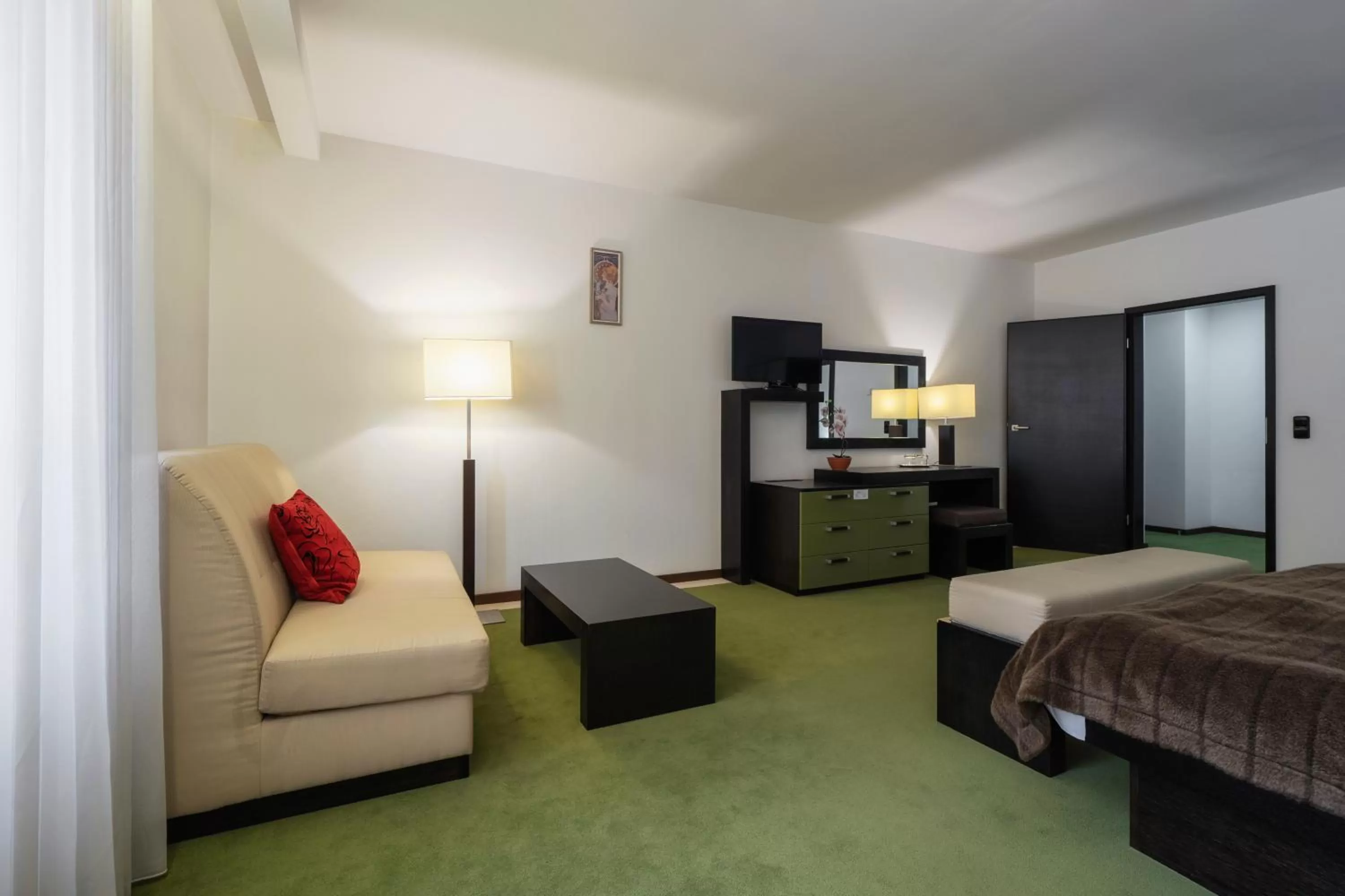 Bed in Hotel Astory Plzeň