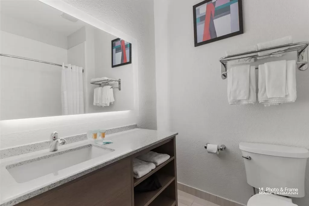 Bathroom in Comfort Suites