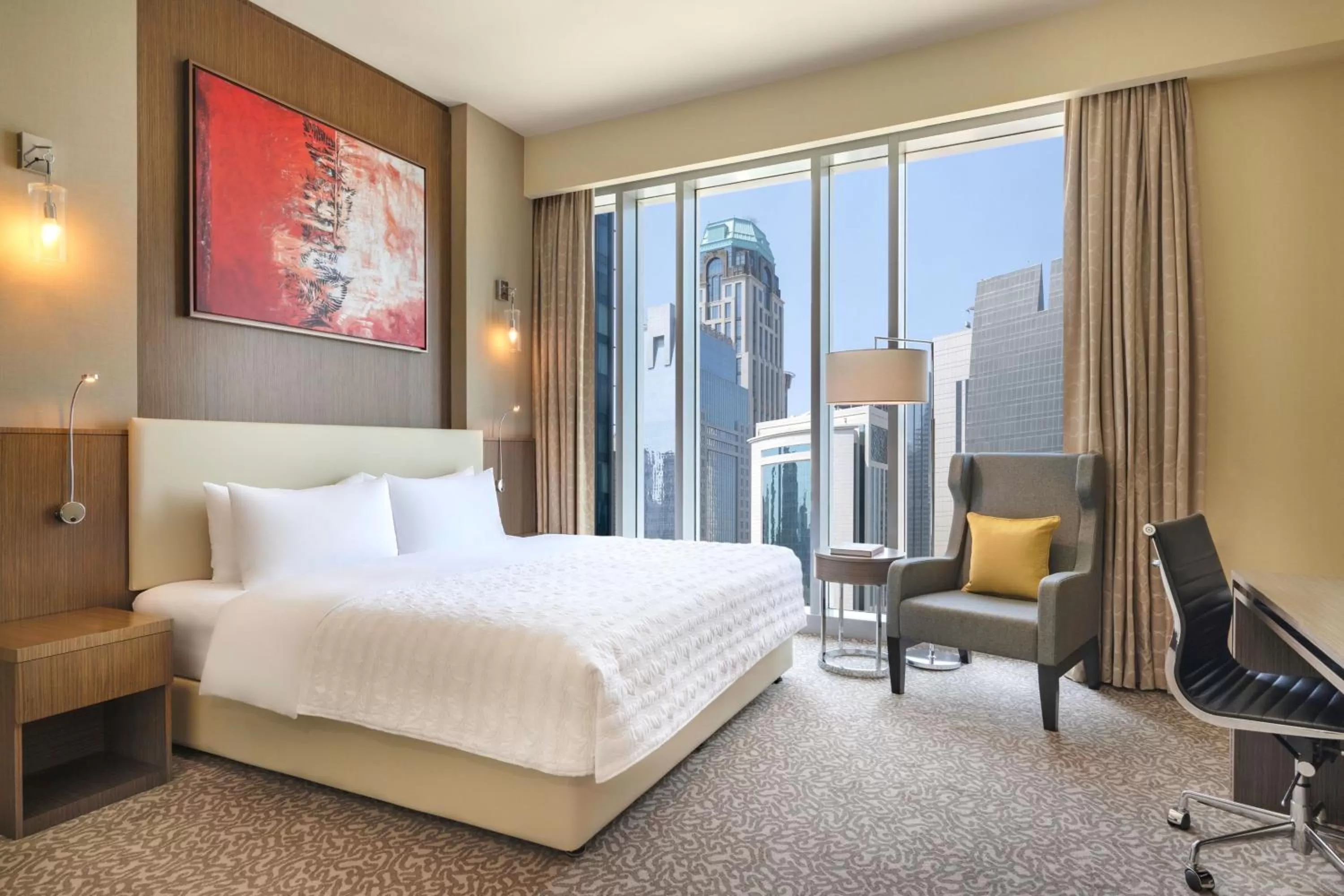 Bedroom, Bed in Le Meridien City Center Doha