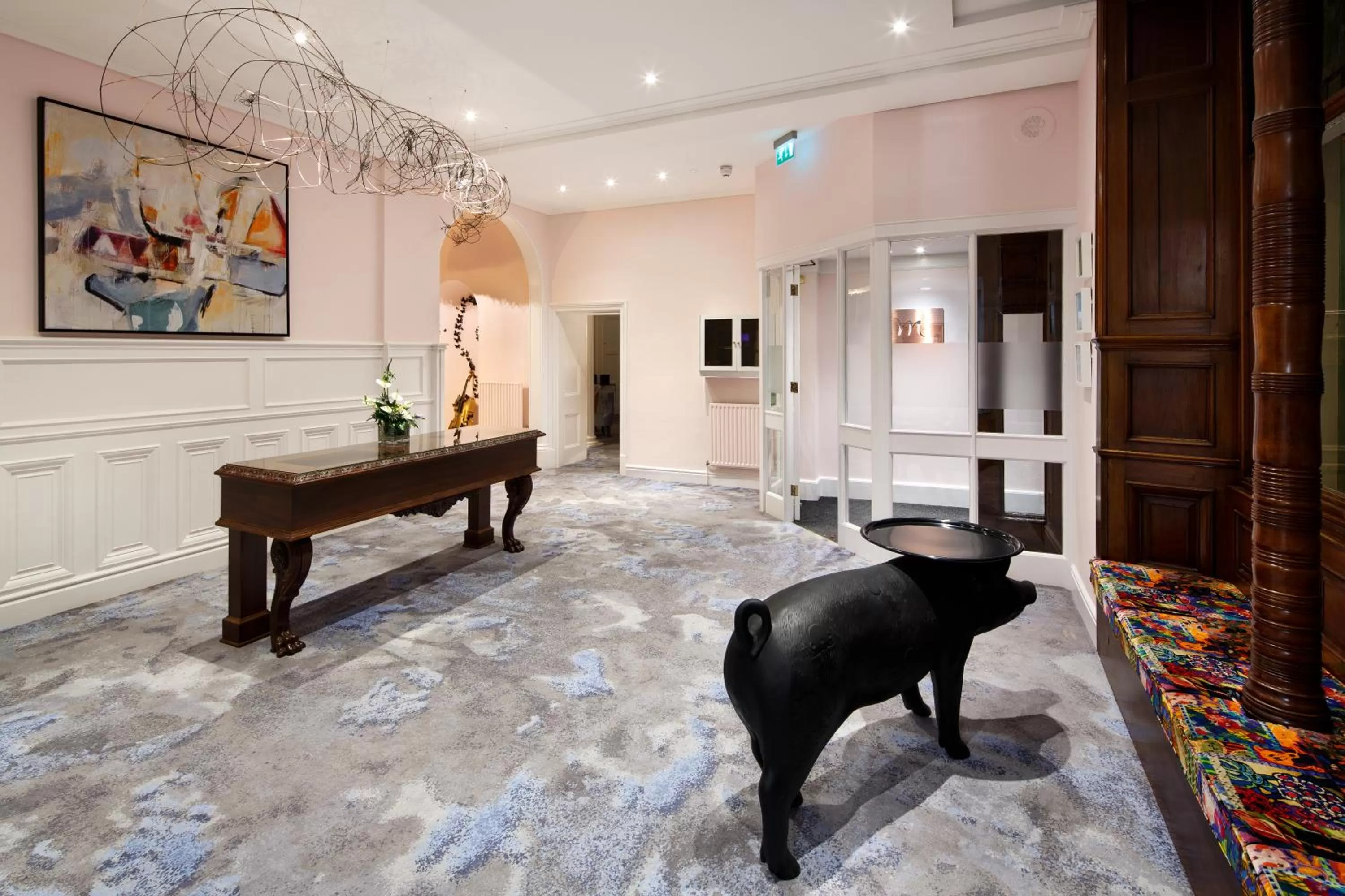 Lobby or reception in Mercure Gloucester Bowden Hall Hotel