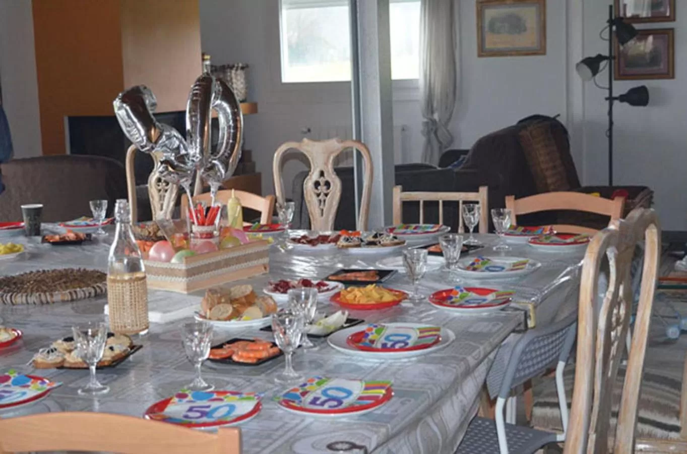Communal lounge/ TV room in Casa Rural Txokoetxe