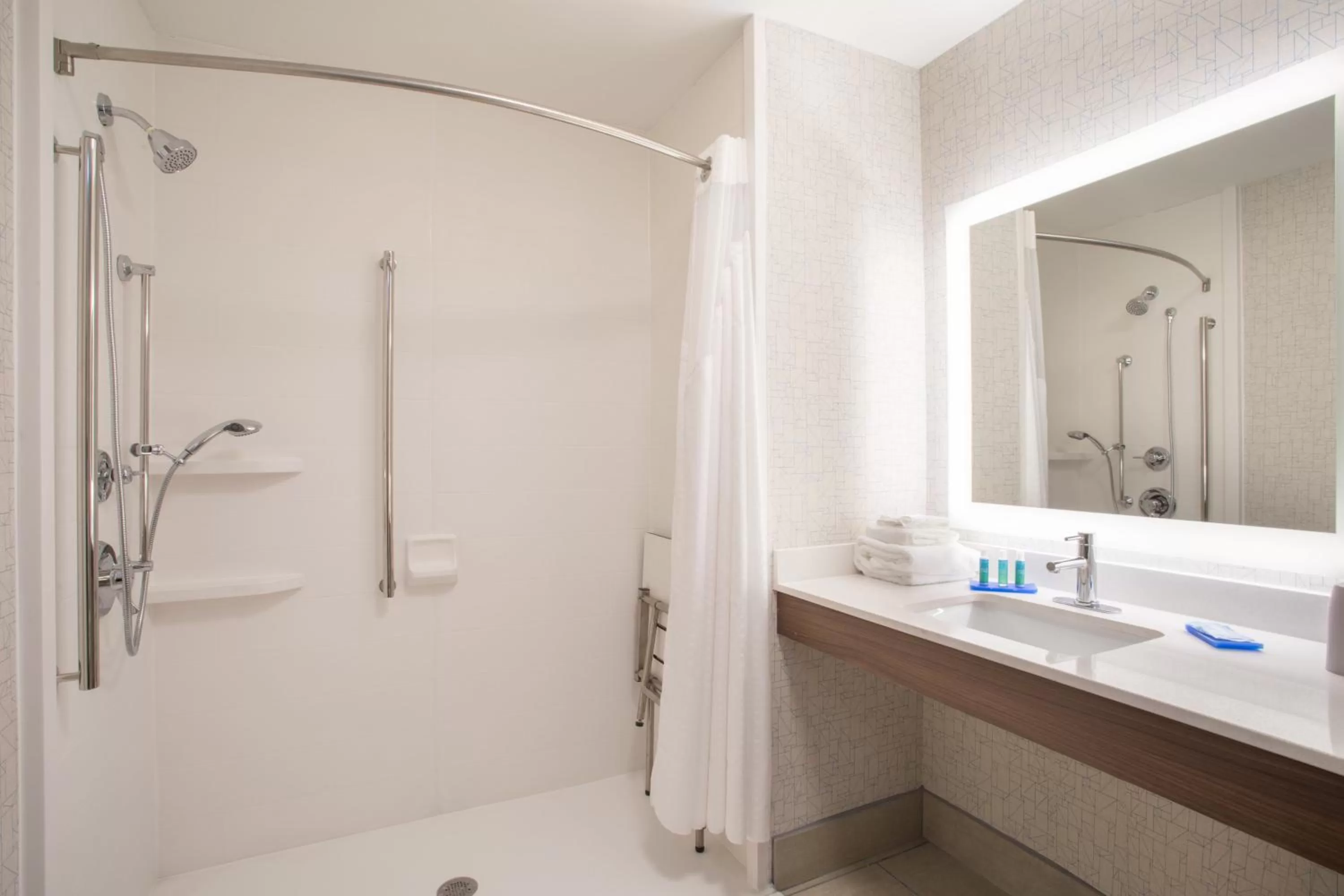 Bathroom in Holiday Inn Express & Suites Owings Mills-Baltimore Area by IHG