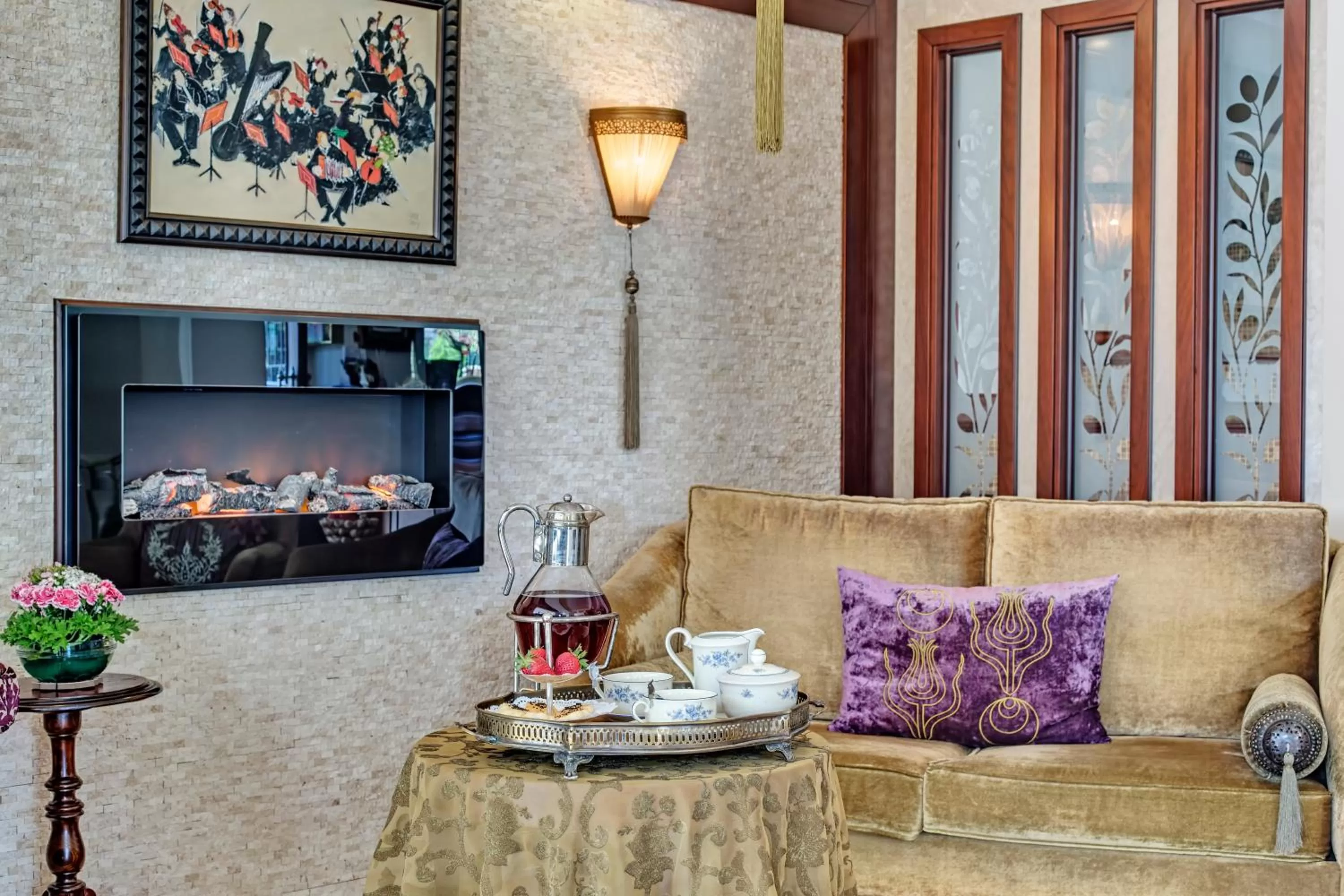 Living room in Bulbul Yuvası Boutique Hotel