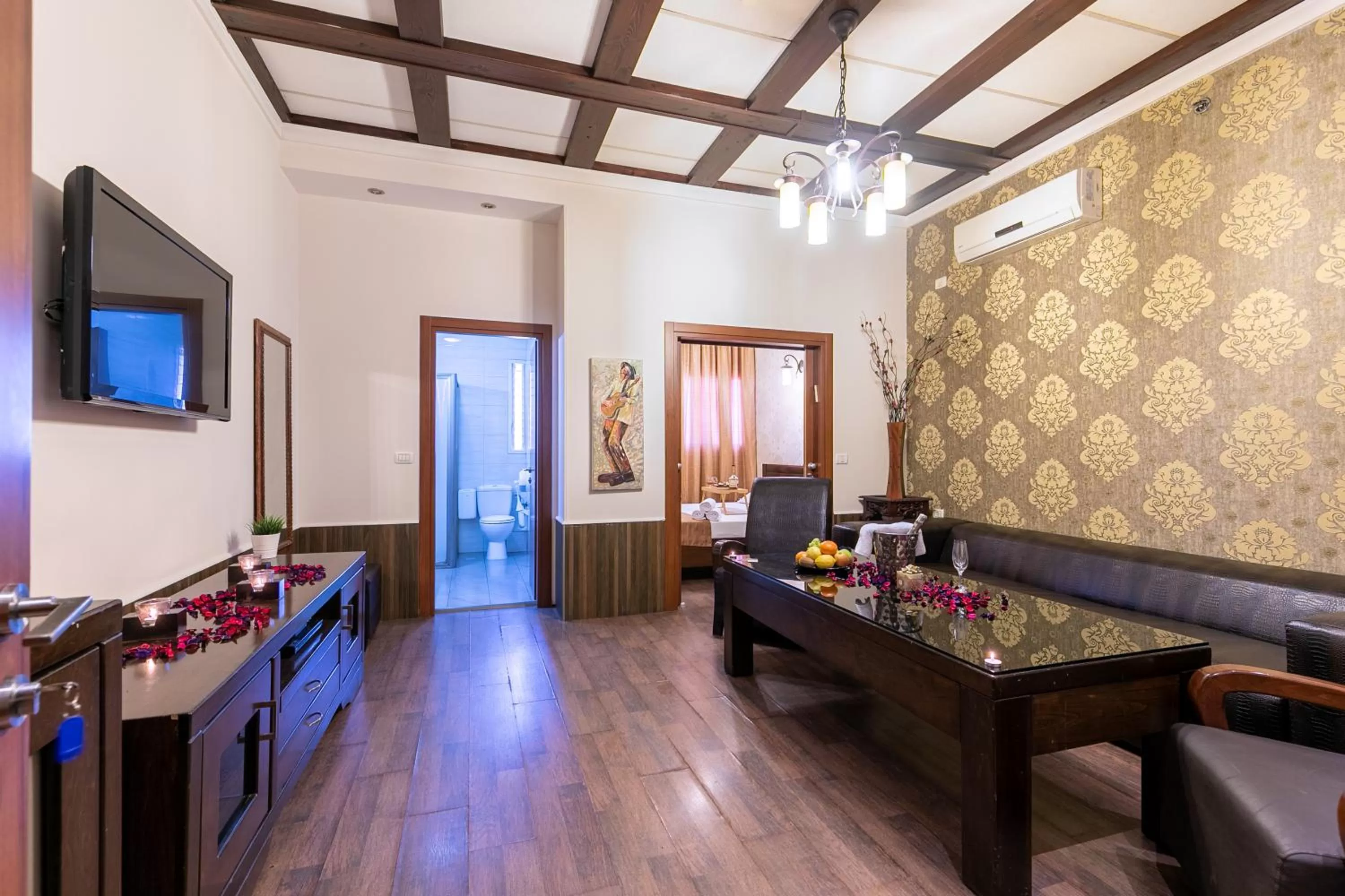 Seating area in Hotel House