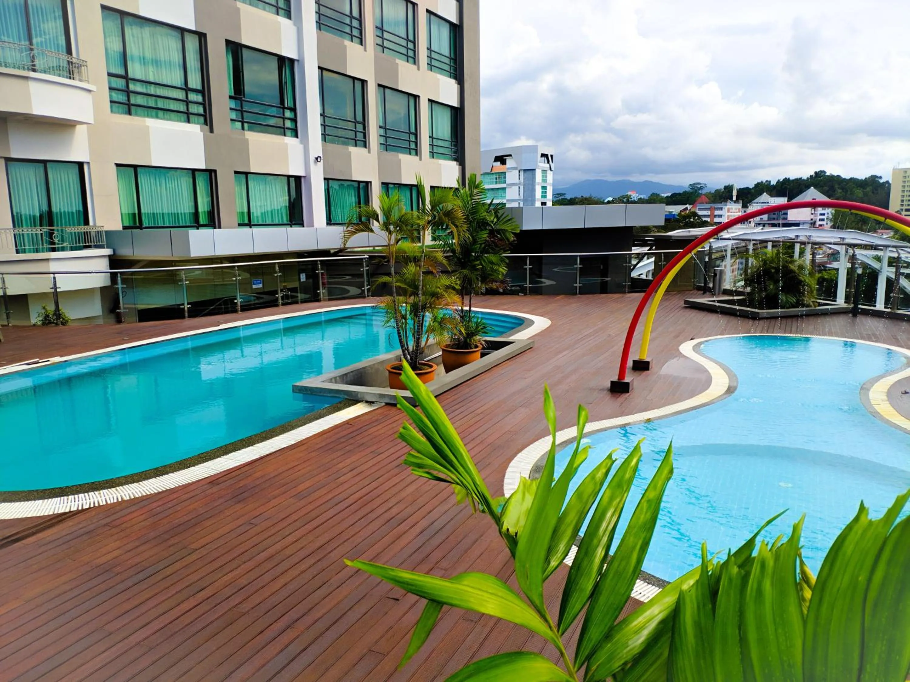 Swimming pool in Sabah Oriental Hotel