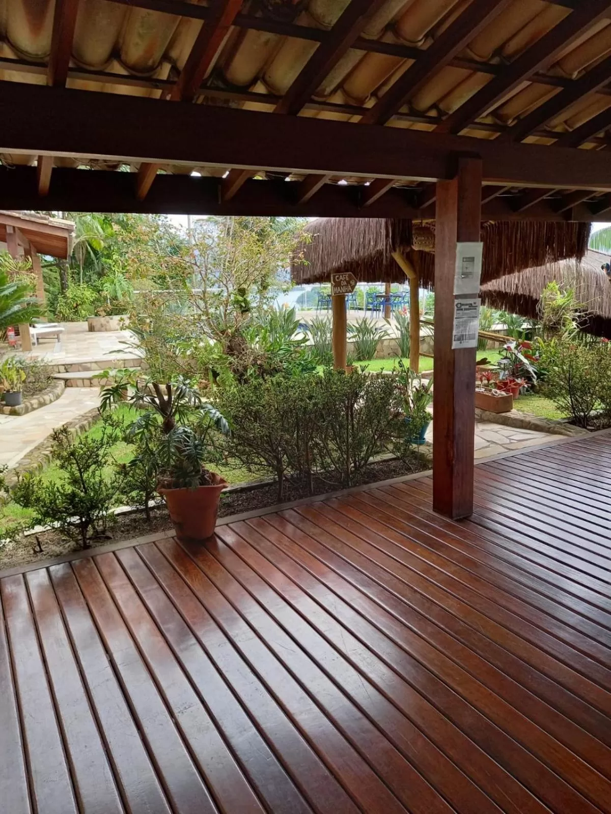 Patio in Pousada Recanto de Paraty