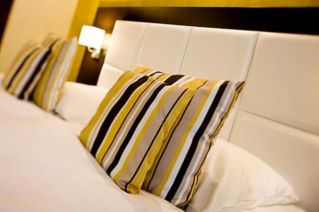 Bed in Hotel Moers van der Valk