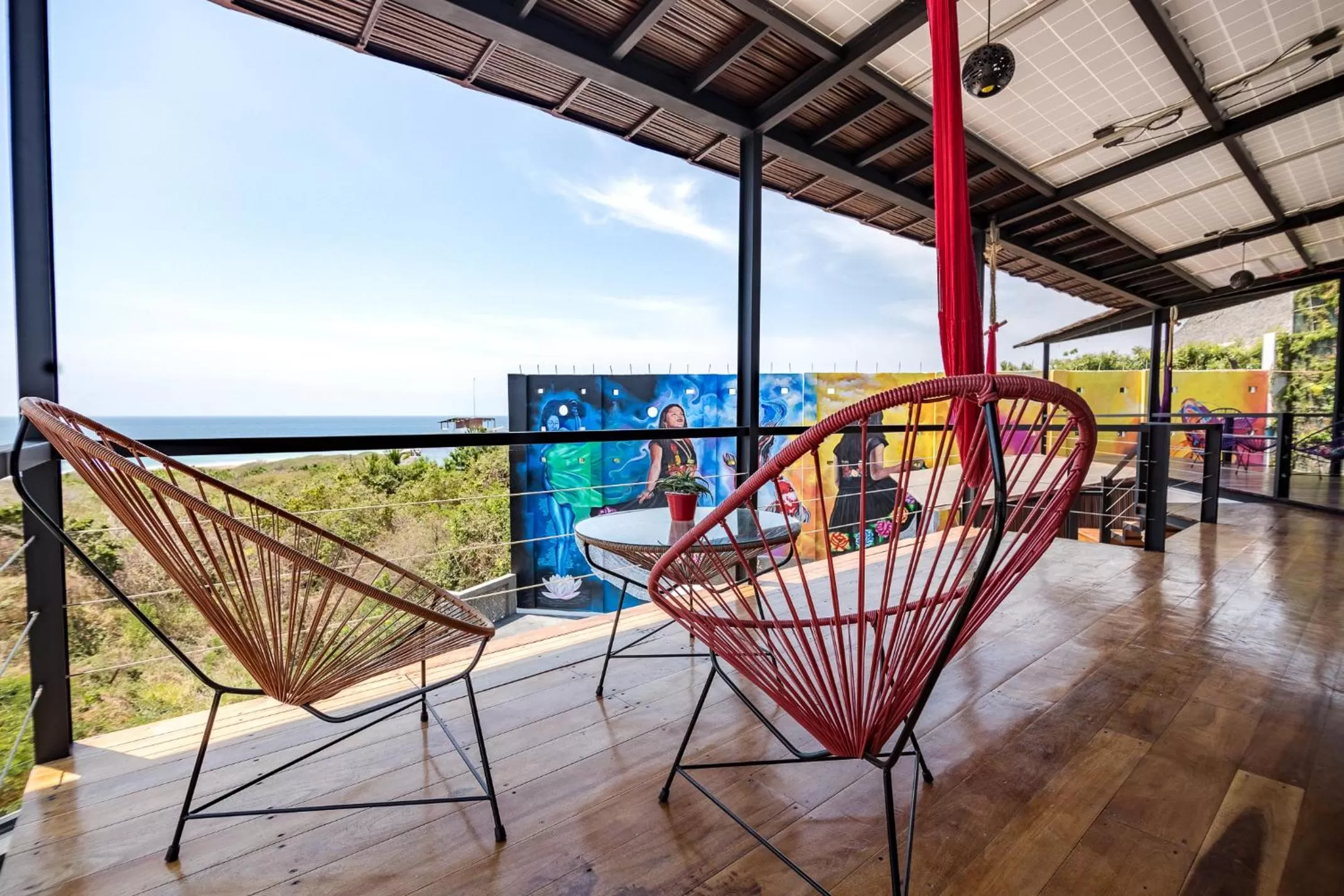 Balcony/Terrace in Cabane Container Boutique Hotel