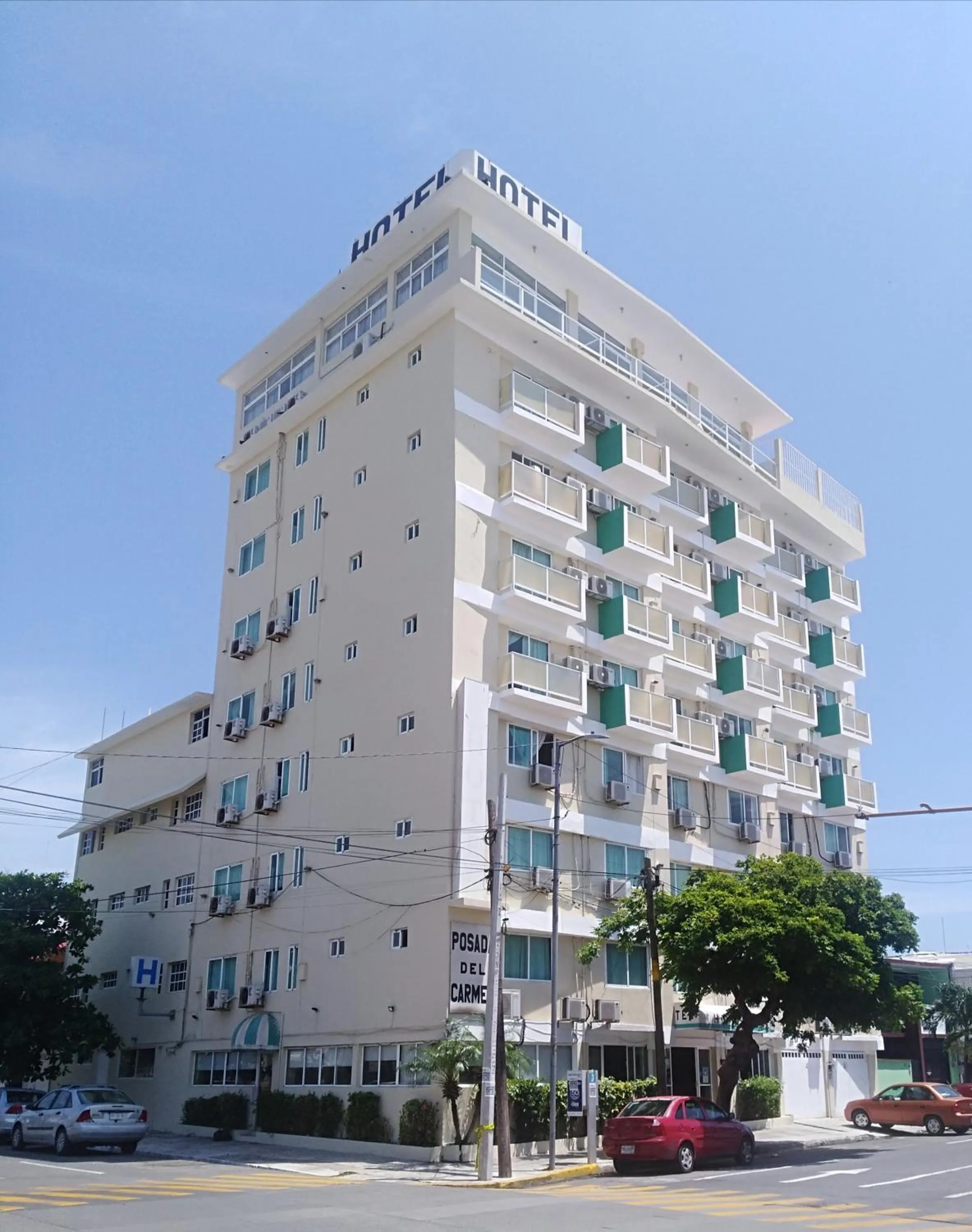 Property building in Hotel Posada del Carmen